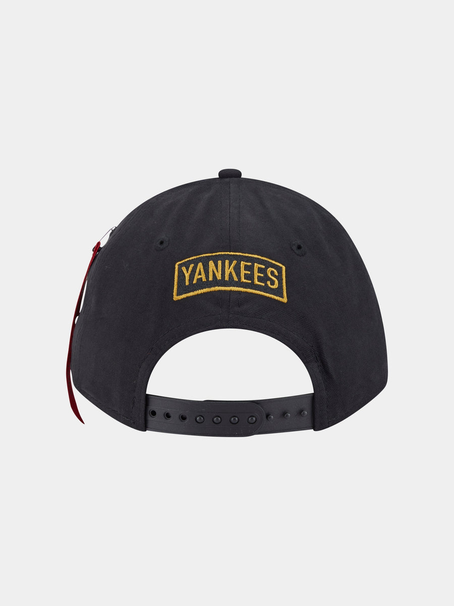 NEW YORK YANKEES X ALPHA X NEW ERA 940 MC CAP (BLACK) ACCESSORY Alpha Industries 