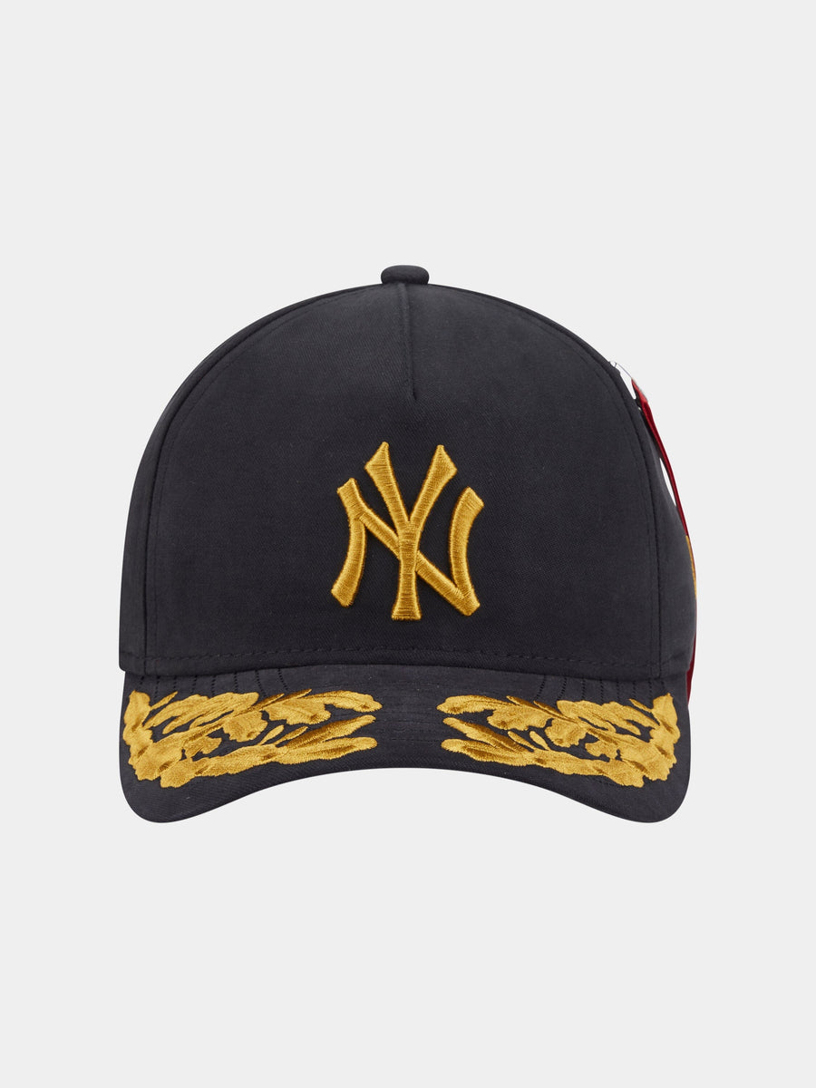 NEW YORK YANKEES X ALPHA X NEW ERA 940 MC CAP (BLACK) ACCESSORY Alpha Industries 