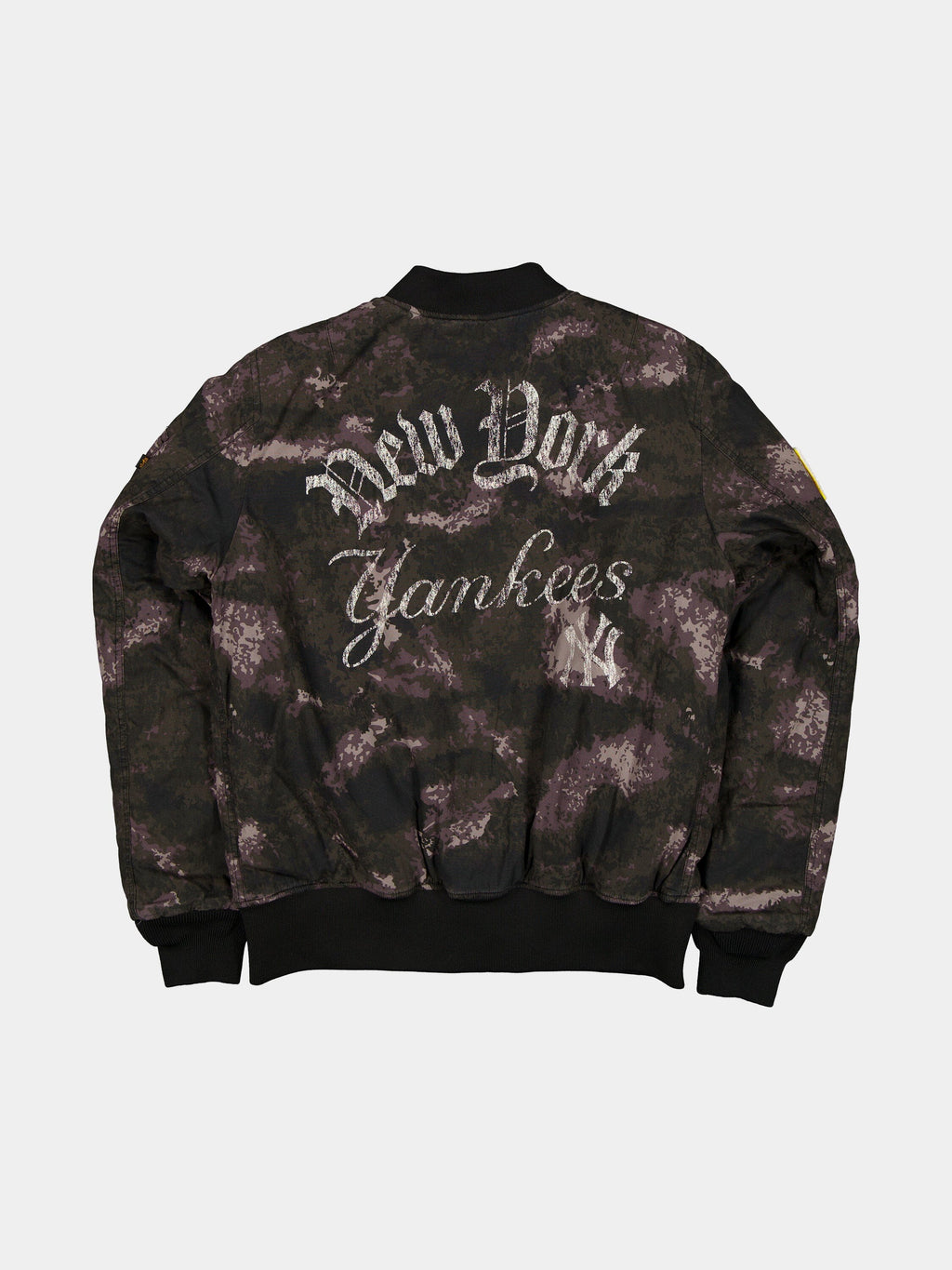 NEW YORK YANKEES X ALPHA X NEW ERA MA-1 BOMBER JACKET (BLACK CAMO) OUTERWEAR Alpha Industries 