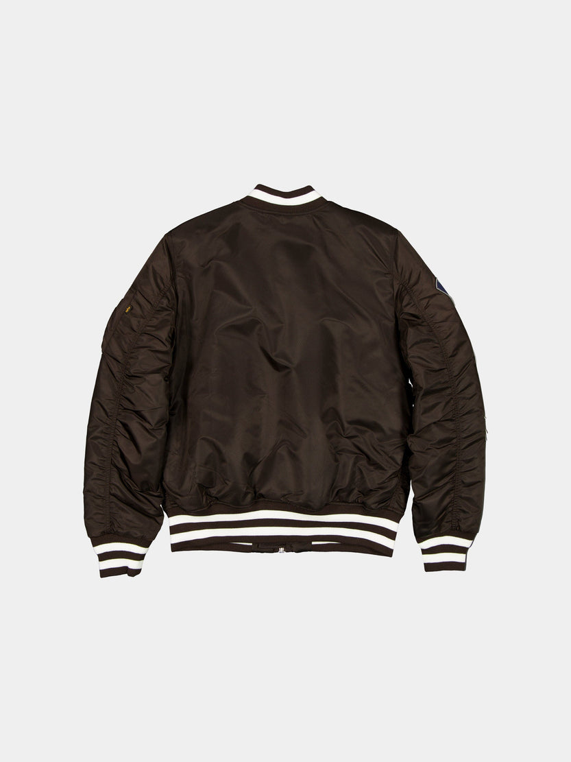 NEW YORK YANKEES X ALPHA X NEW ERA MA-1 BOMBER JACKET (BURNT WOOD) OUTERWEAR Alpha Industries 