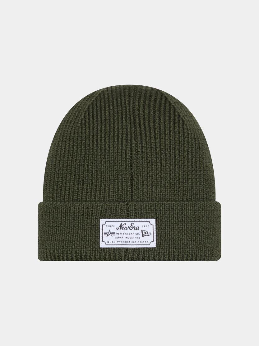 NEW YORK YANKEES X ALPHA X NEW ERA SHORT CUFF BEANIE (GREEN) ACCESSORY Alpha Industries 