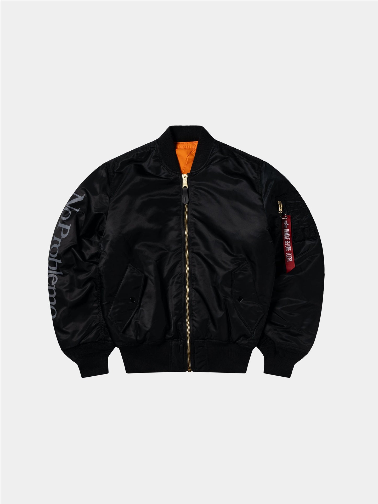 NO PROBLEMO X ALPHA NO WAR MA-1 OUTERWEAR Alpha Industries 