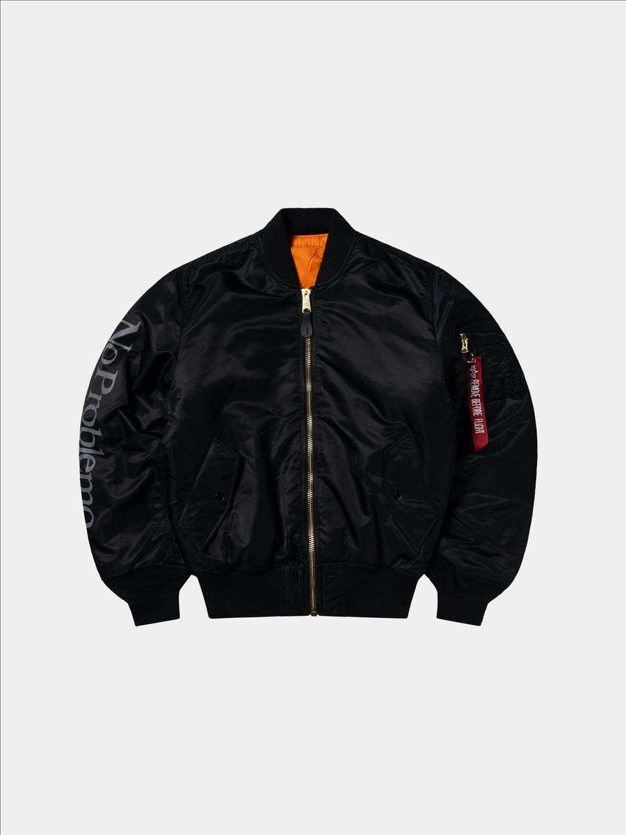NO PROBLEMO X ALPHA NO WAR MA-1 OUTERWEAR Alpha Industries 