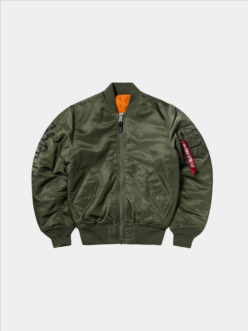 NO PROBLEMO X ALPHA NO WAR MA-1 OUTERWEAR Alpha Industries 