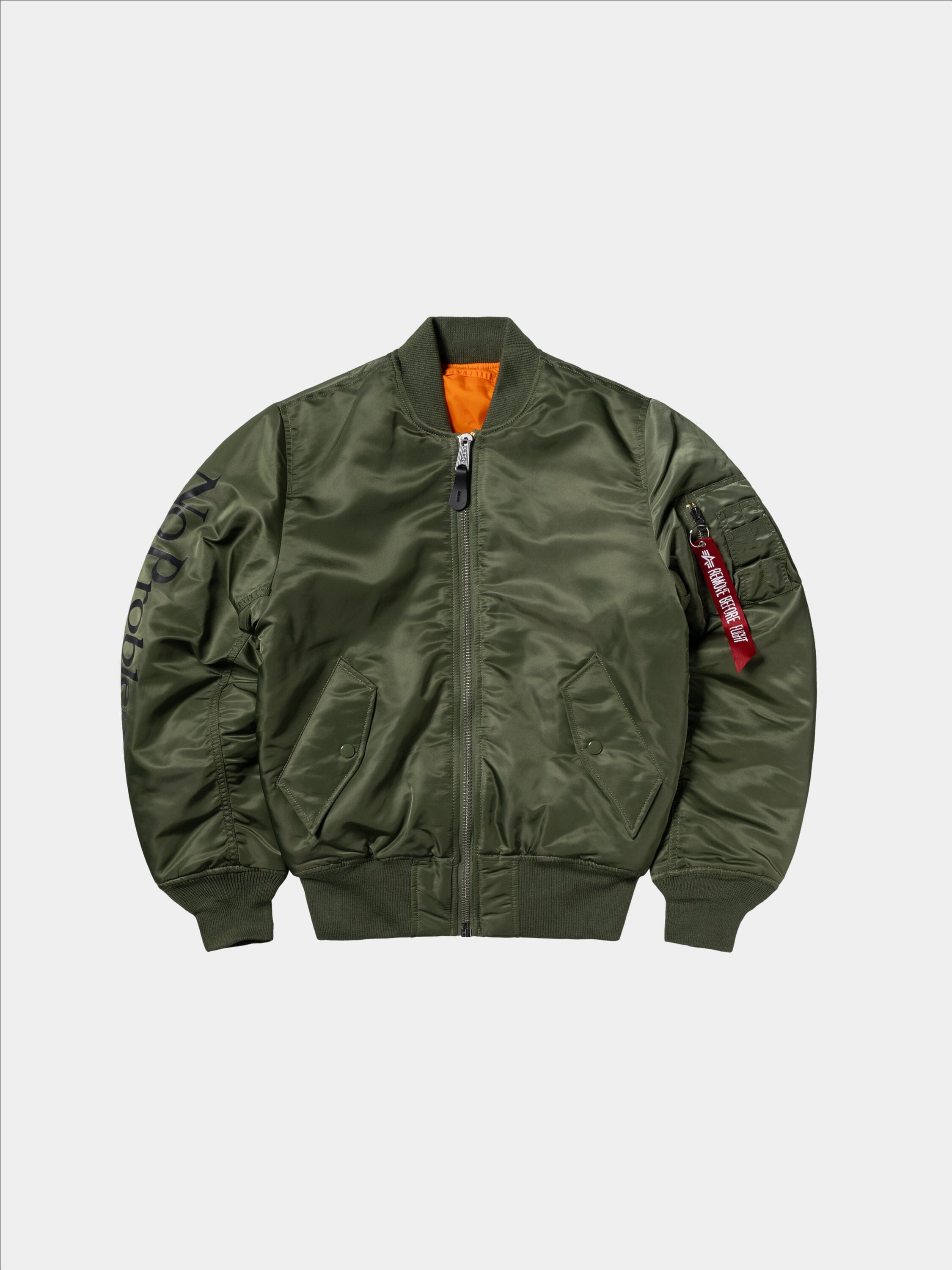 NO PROBLEMO X ALPHA NO WAR MA-1 OUTERWEAR Alpha Industries 