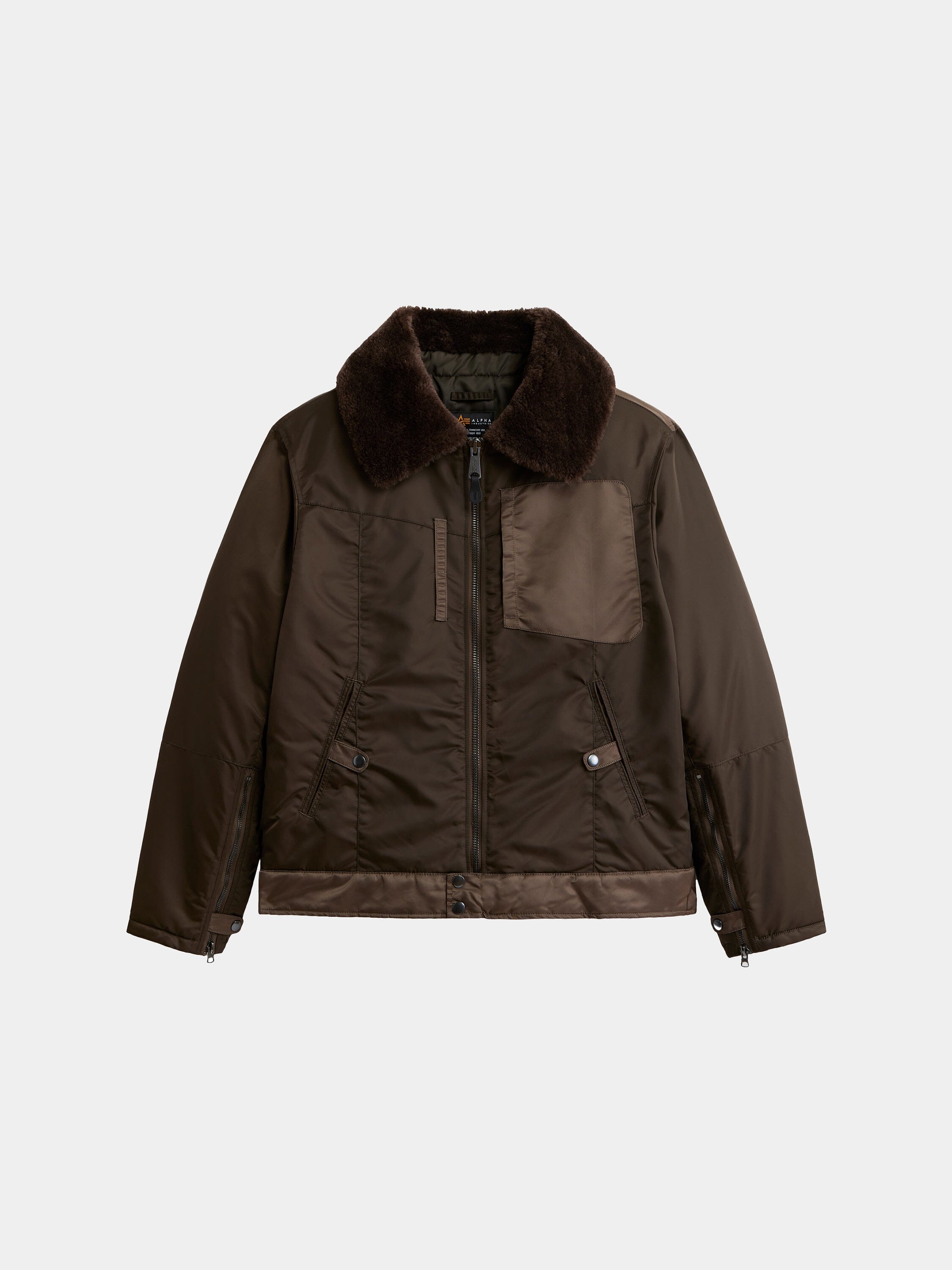 NYLON AVIATOR JACKET OUTERWEAR Alpha Industries ESPRESSO XS 