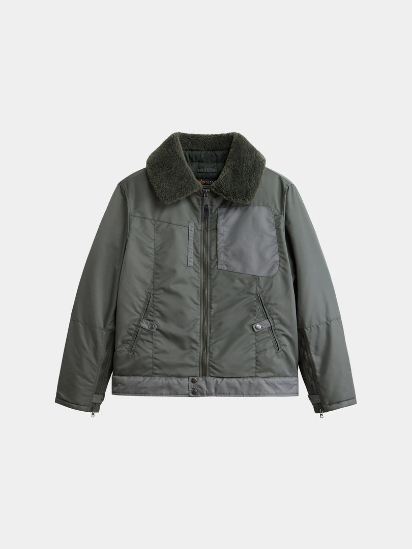 NYLON AVIATOR JACKET OUTERWEAR Alpha Industries FIELD GRAY XS 