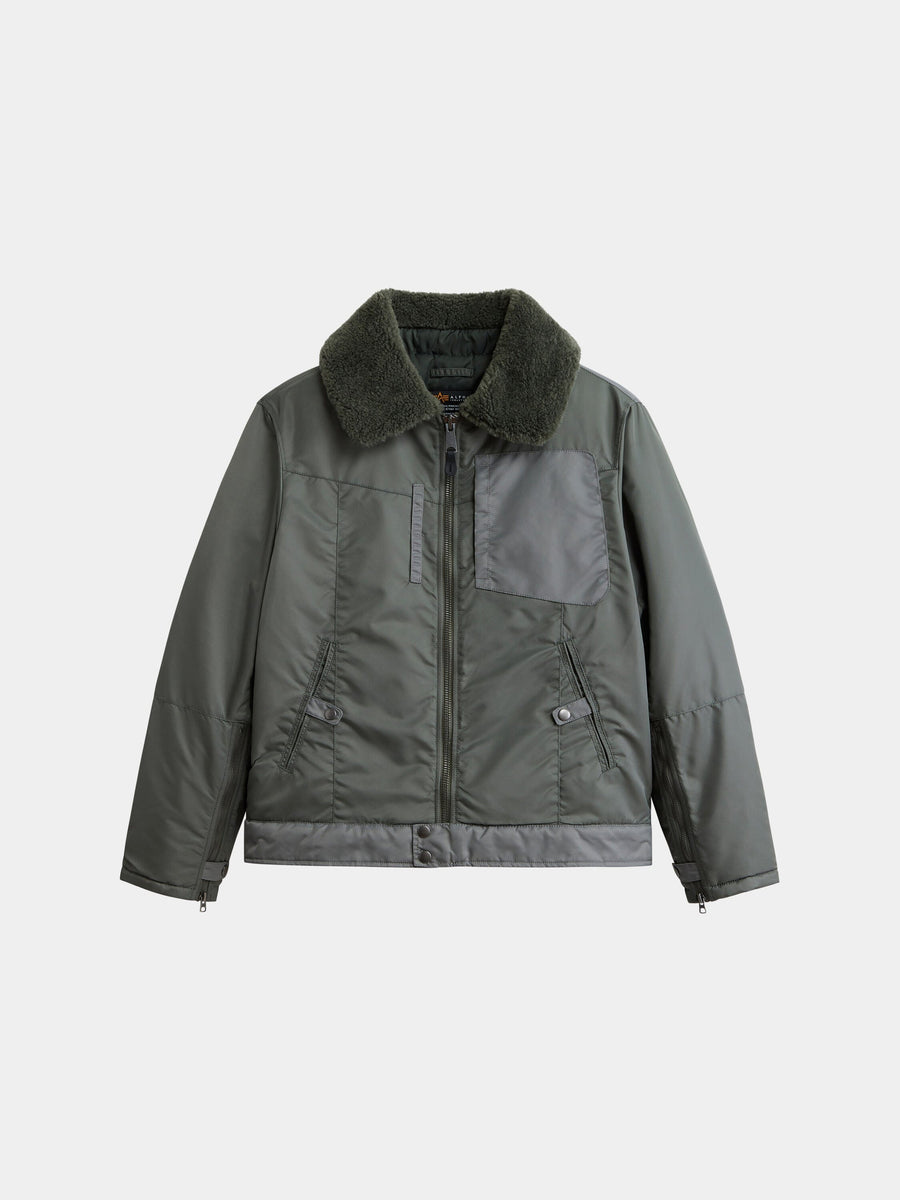 NYLON AVIATOR JACKET OUTERWEAR Alpha Industries FIELD GRAY XS 