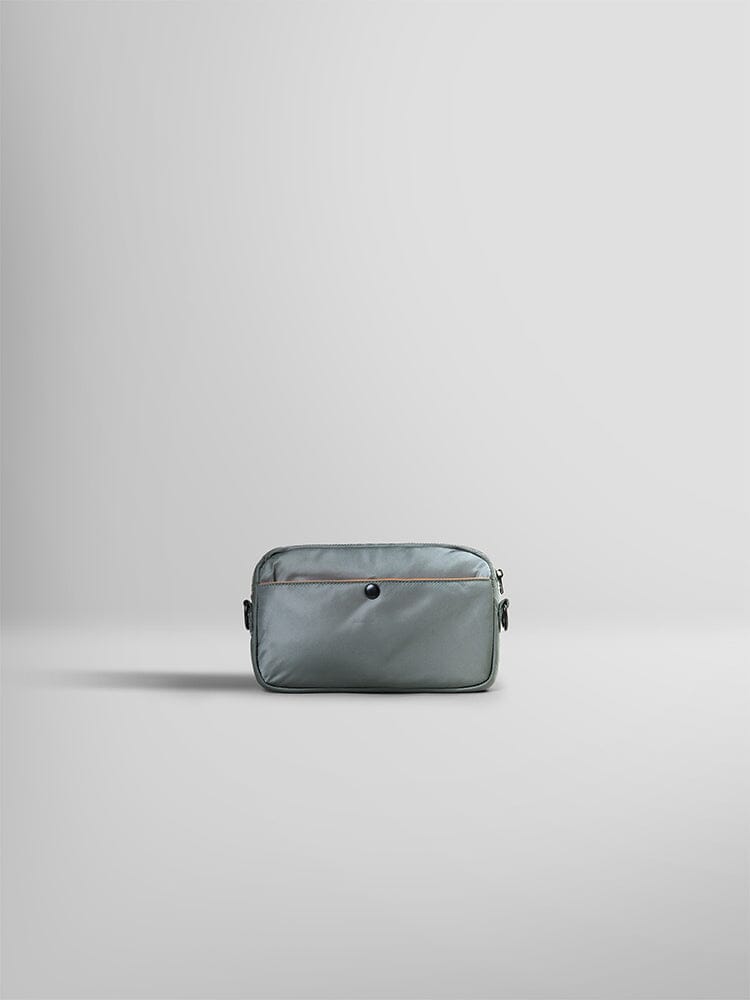 The Nylon Messenger Bag in gray by Alpha Industries.