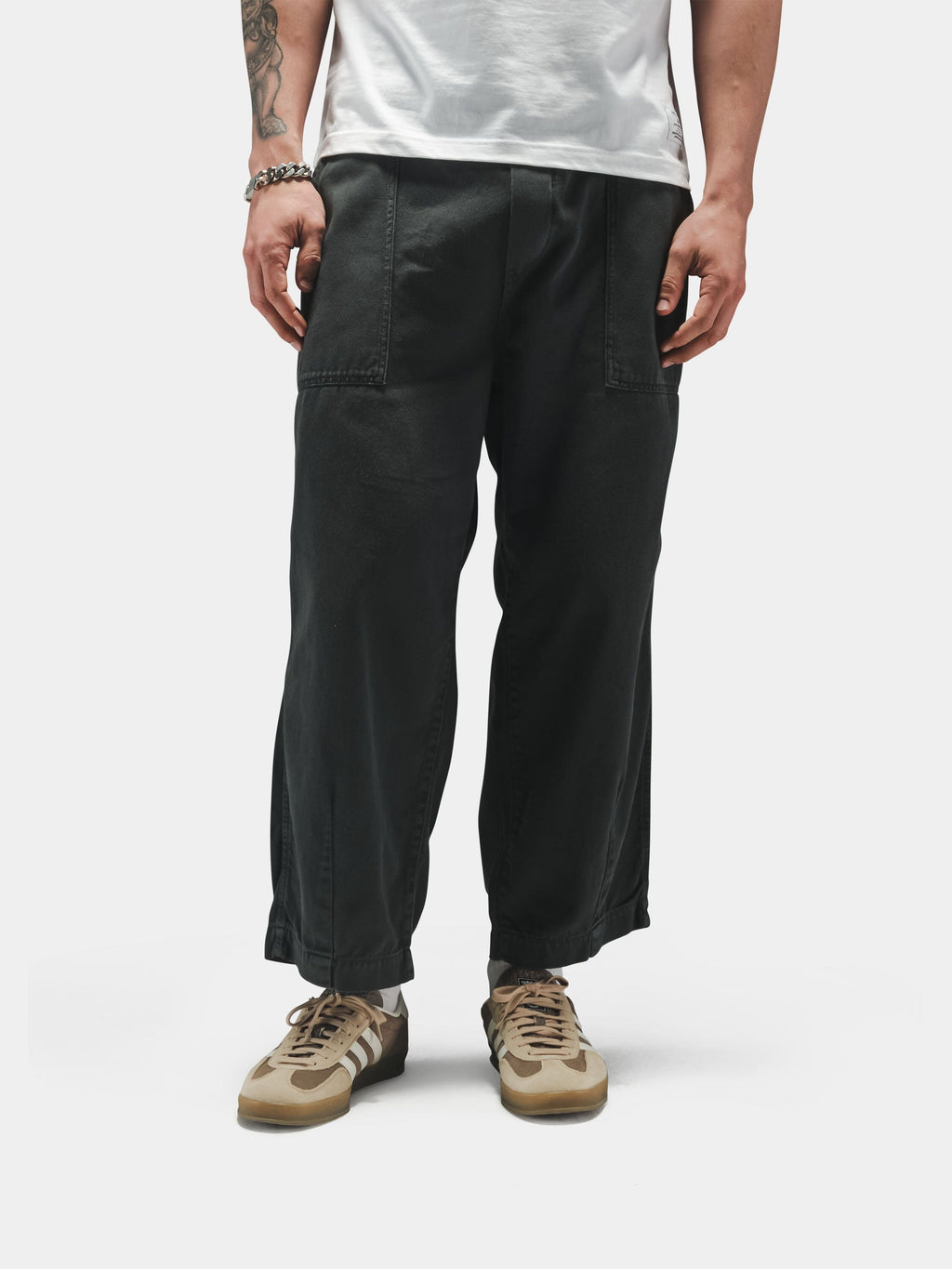 OVERSIZED COTTON PANT BOTTOMS Alpha Industries 