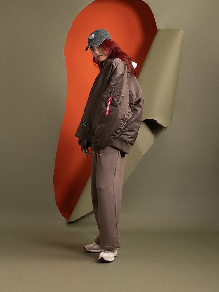 Women's Oversized MA-1 Mod Bomber Jacket | Alpha Industries