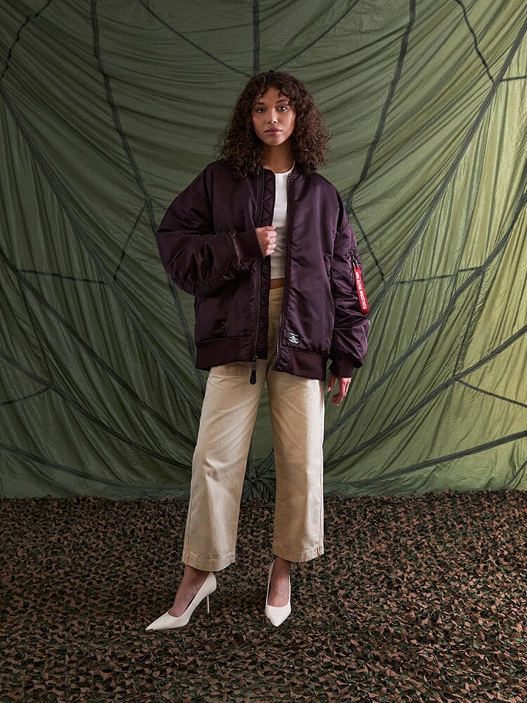 OVERSIZED MA-1 MOD BOMBER JACKET W OUTERWEAR Alpha Industries 