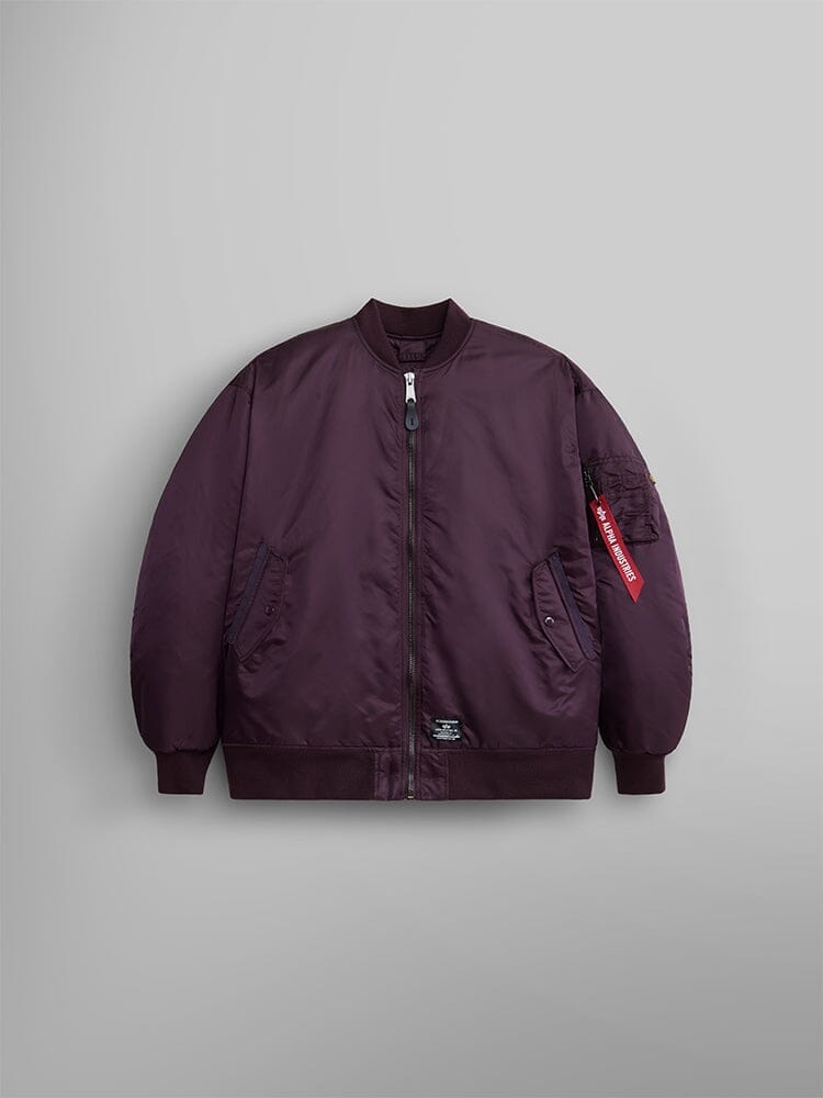 OVERSIZED MA-1 MOD BOMBER JACKET W OUTERWEAR Alpha Industries BERRY L 