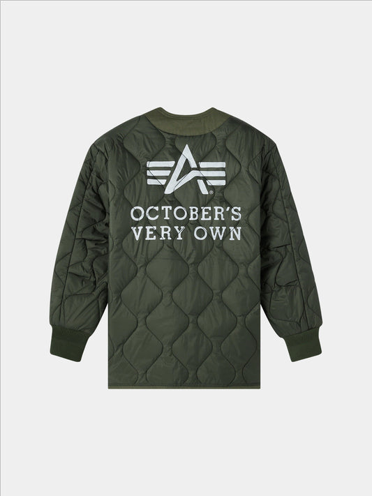OVO X ALPHA ALS/92 LINER COLLAB Alpha Industries OG-107 GREEN XS 