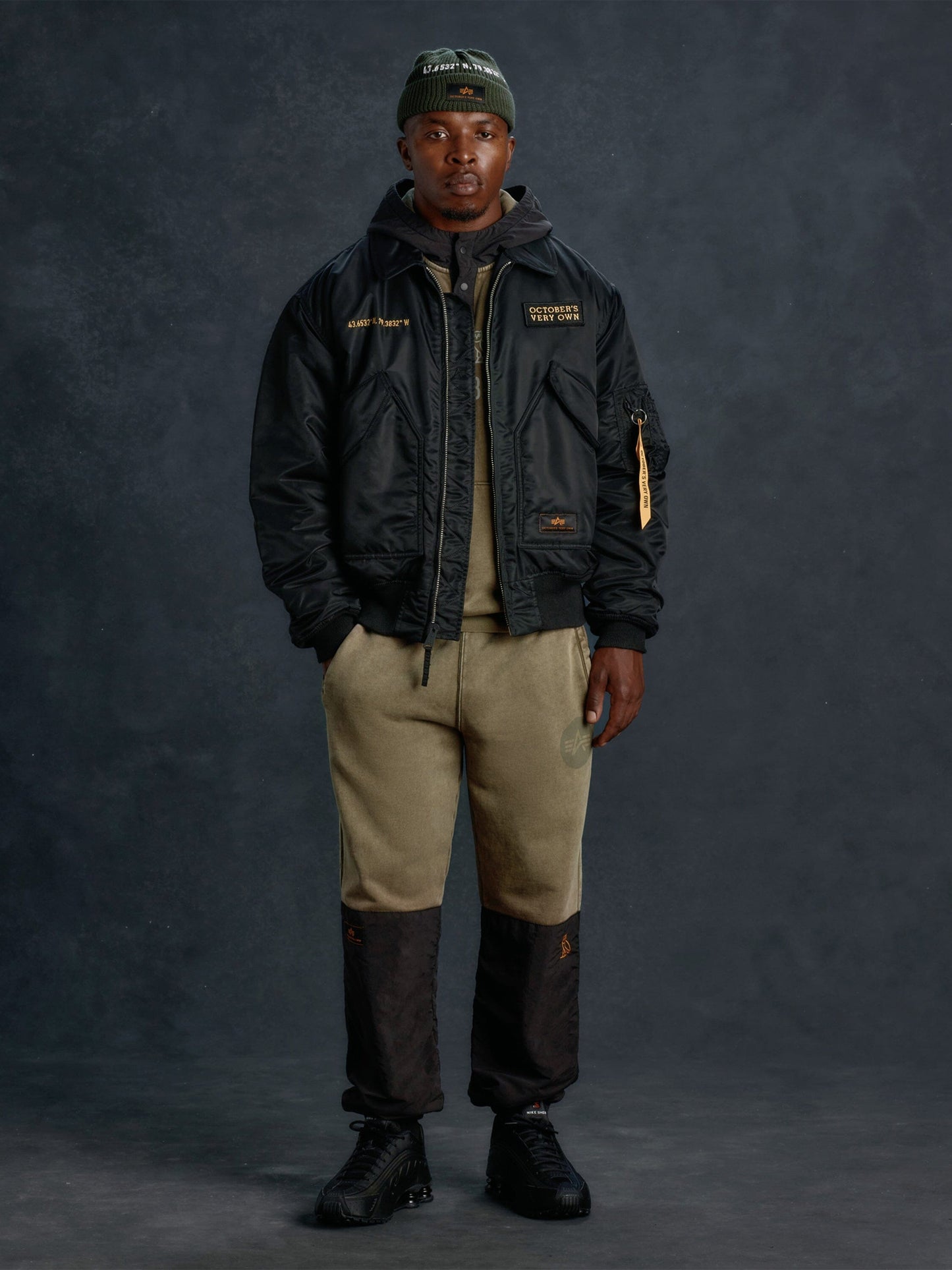 OVO x ALPHA CWU 45/P BOMBER JACKET COLLAB Alpha Industries 