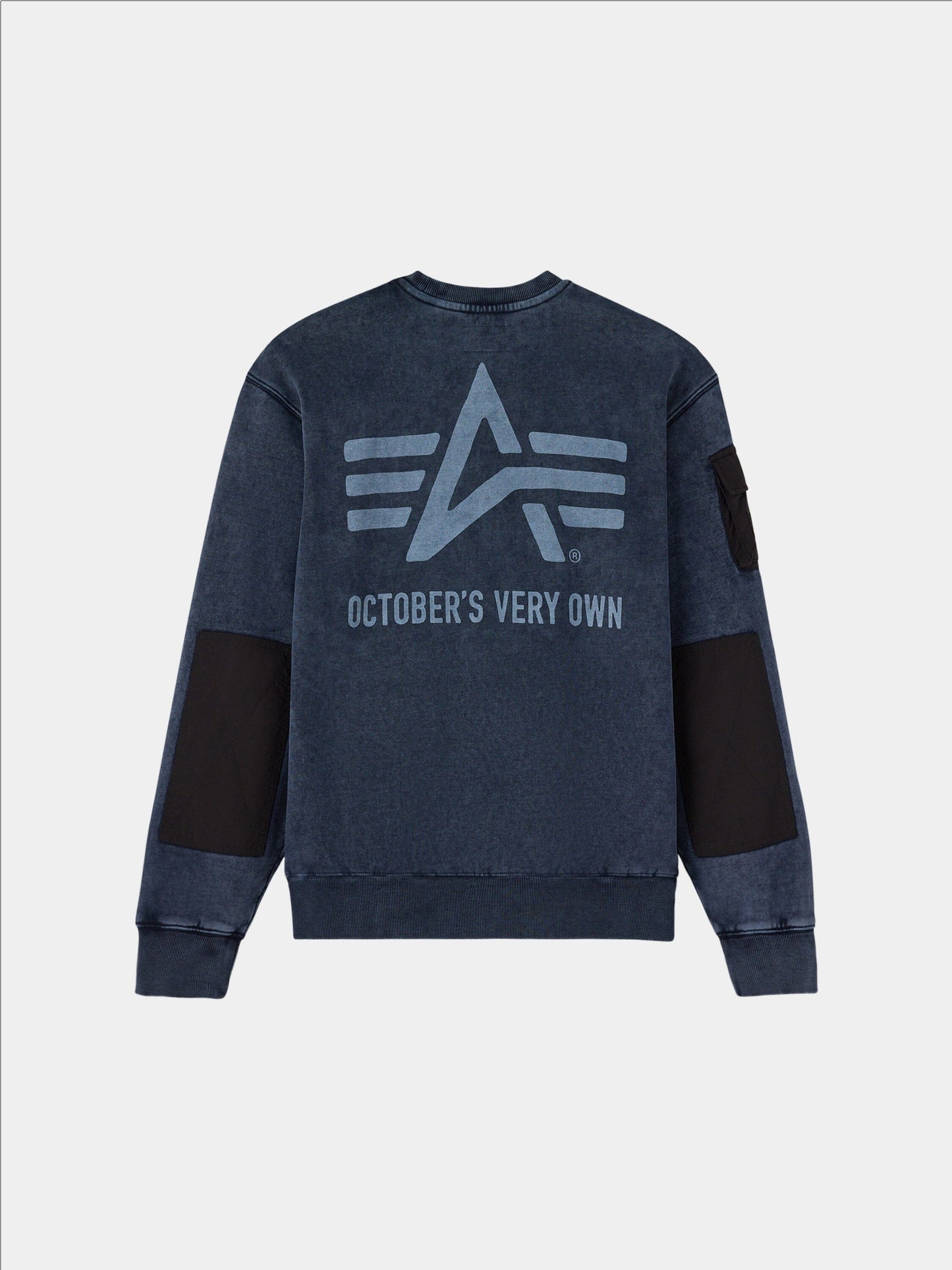 OVO X ALPHA GARMENT DYE CREWNECK COLLAB Alpha Industries 