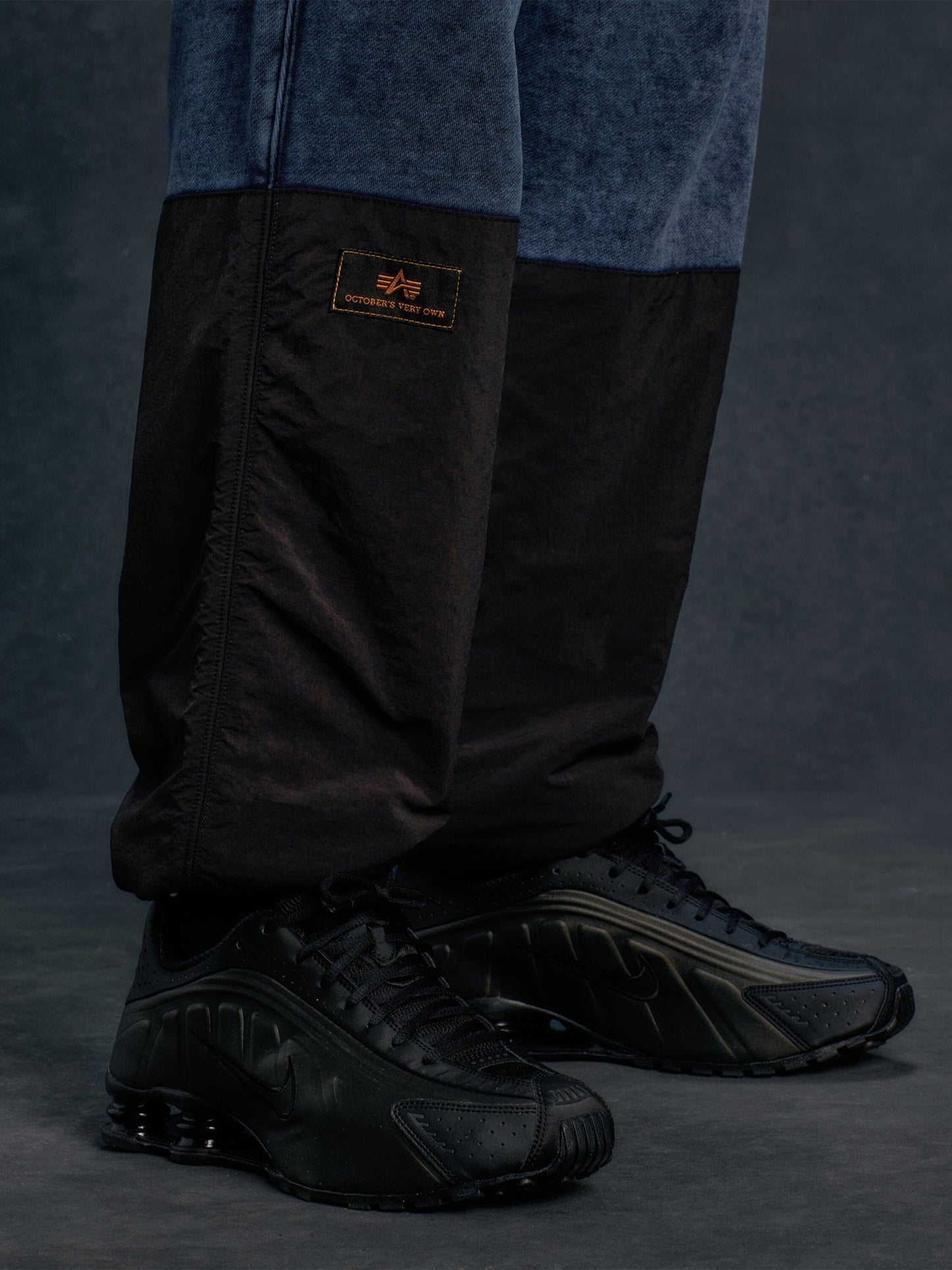 OVO X ALPHA GARMENT DYE FLEECE PANTS COLLAB Alpha Industries 