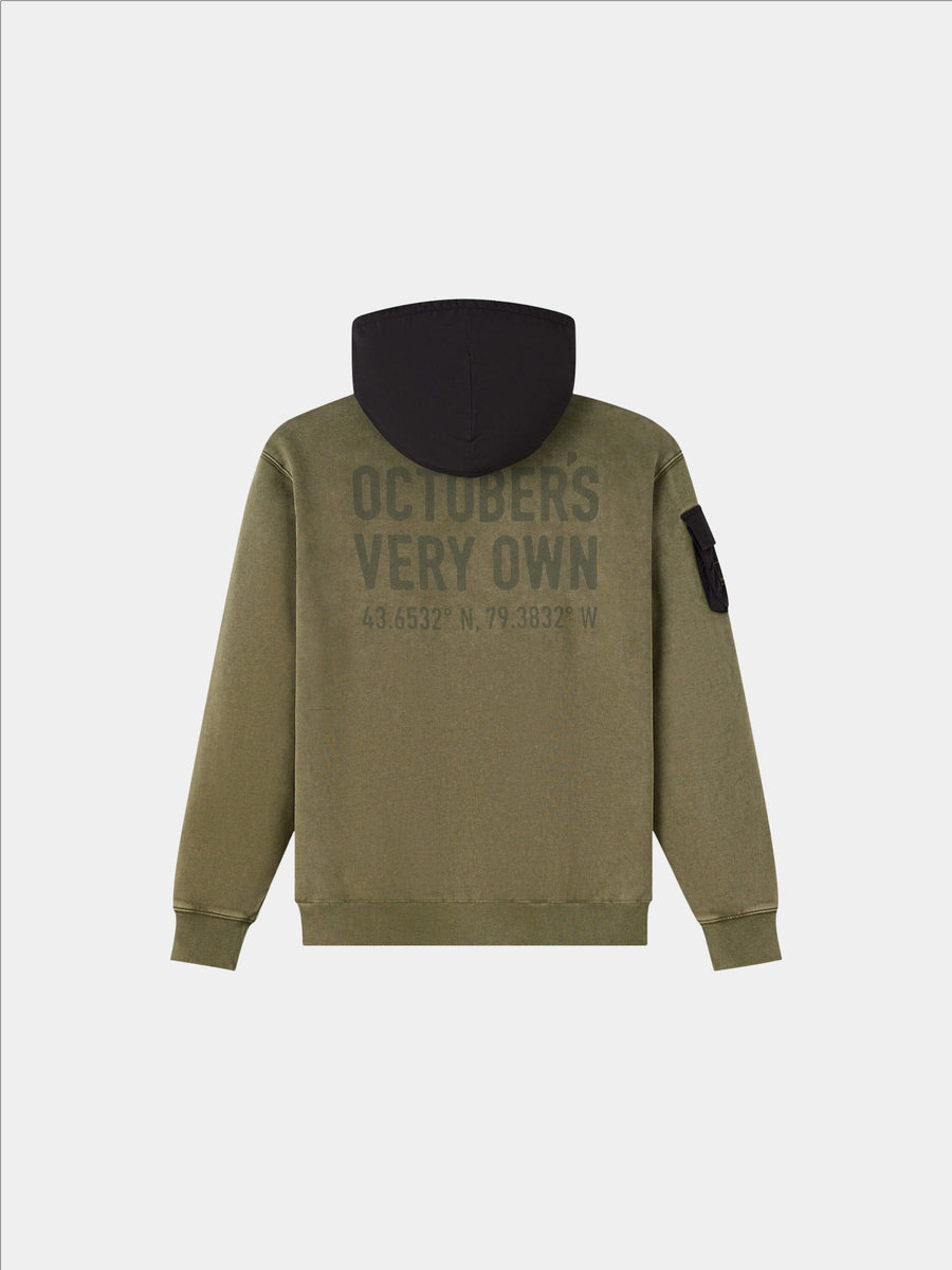 OVO X ALPHA GARMENT DYE HOODIE COLLAB Alpha Industries 