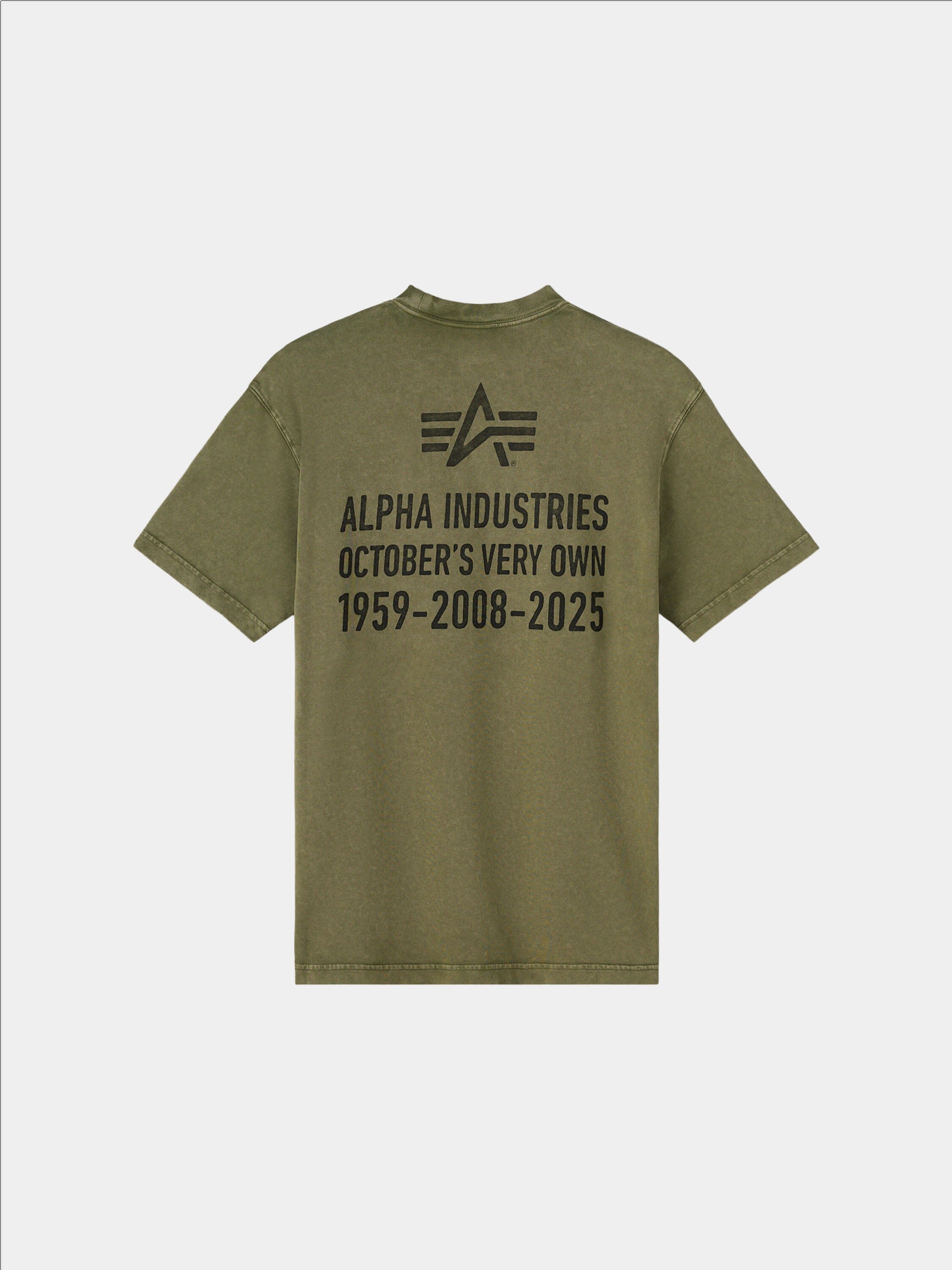 OVO X Alpha Garment Dye T-Shirt | Alpha Industries