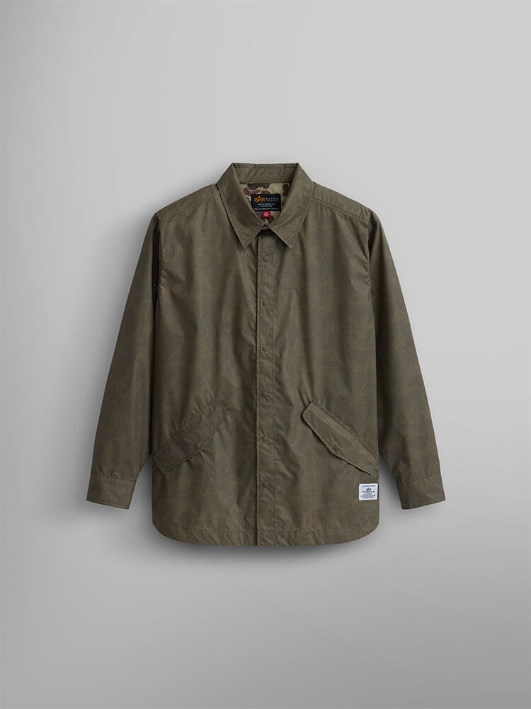 PACKAWAY SHIRT JACKET OUTERWEAR Alpha Industries OG-107 GREEN XS 