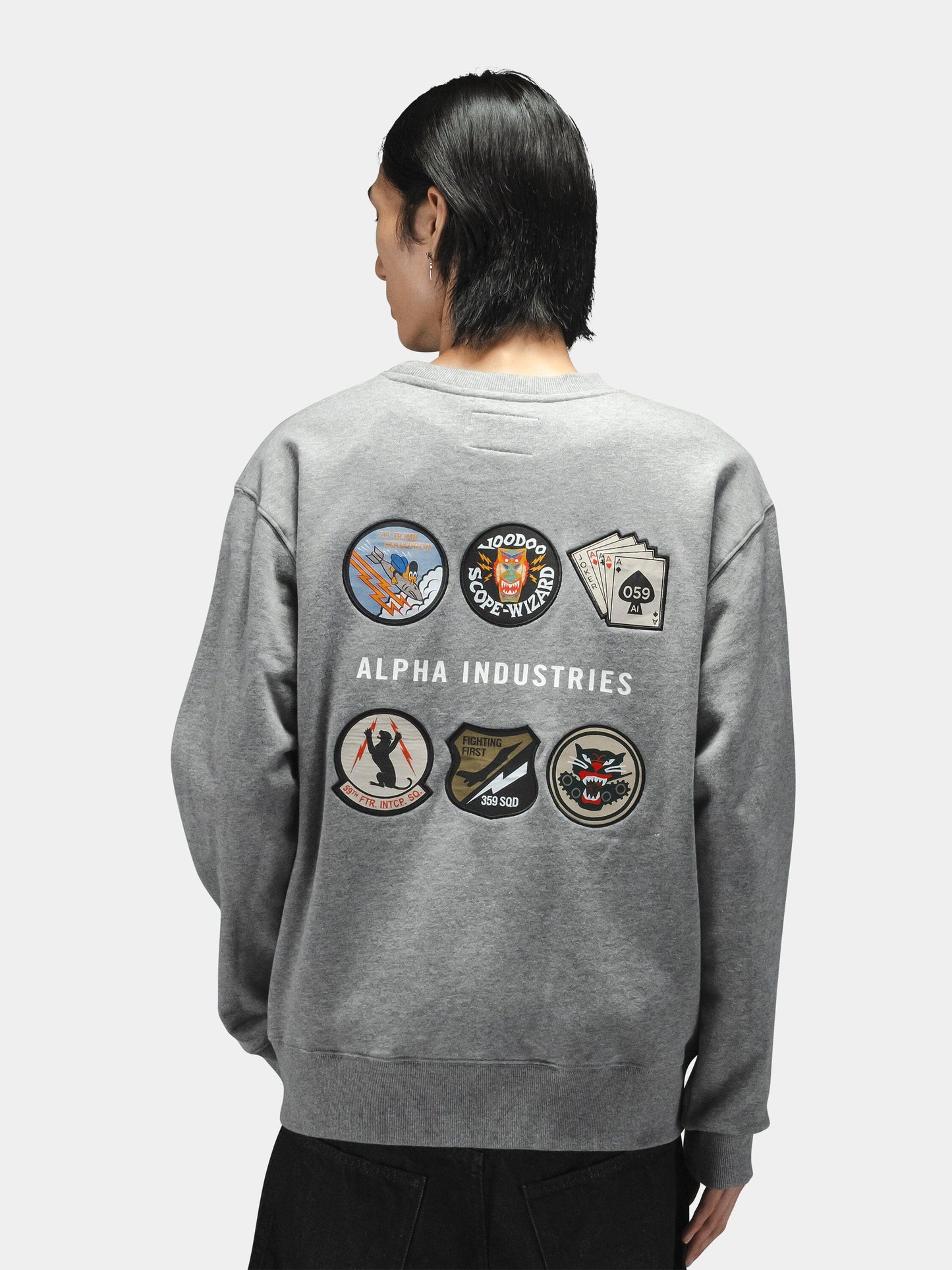 PATCHED CREWNECK TOP Alpha Industries 