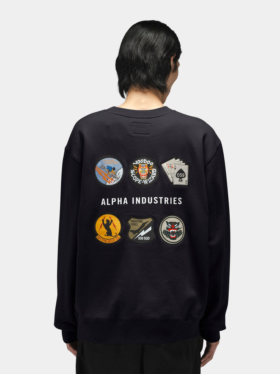 PATCHED CREWNECK TOP Alpha Industries 