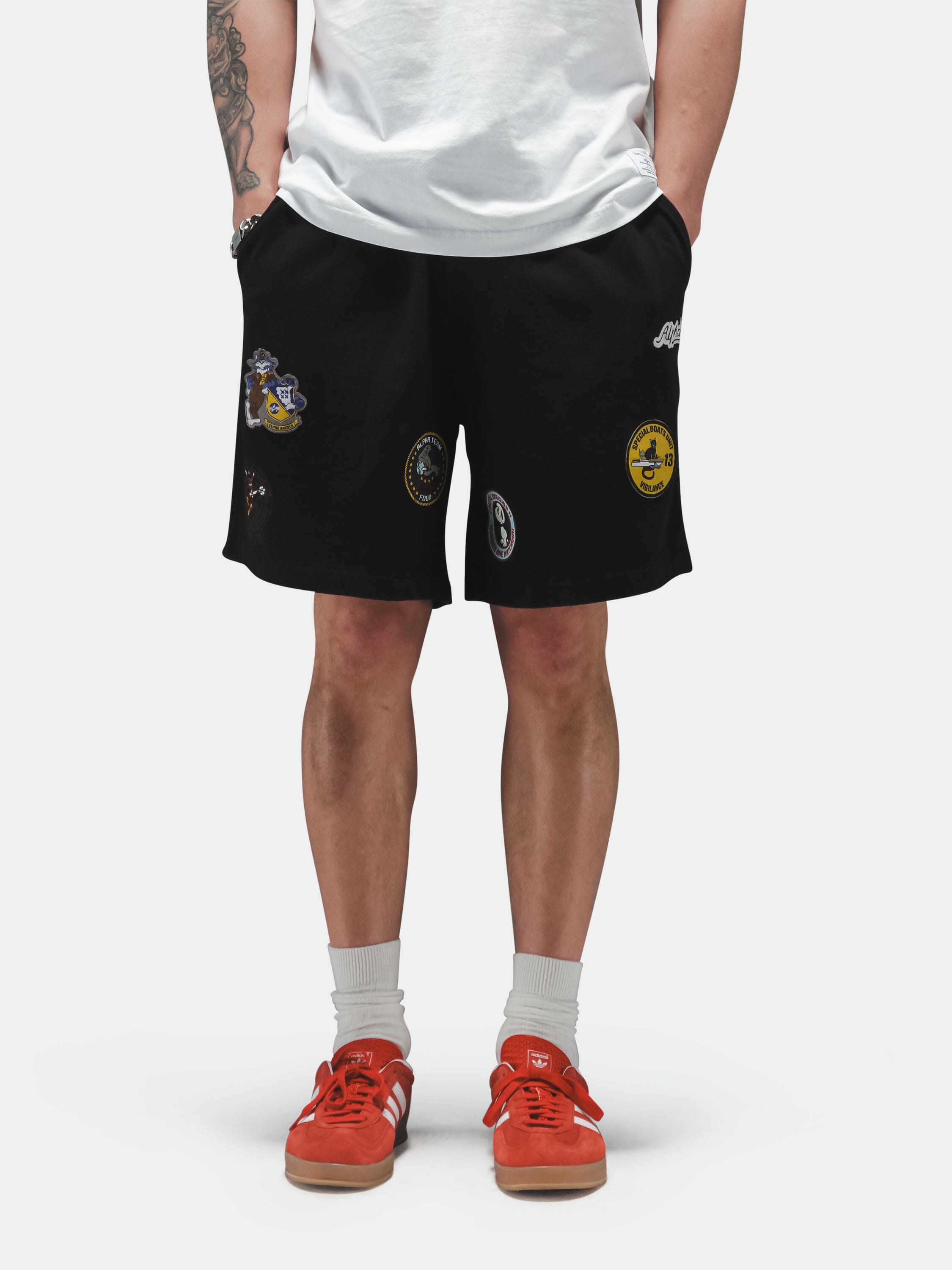 PATCHED JERSEY SHORT BOTTOMS Alpha Industries 