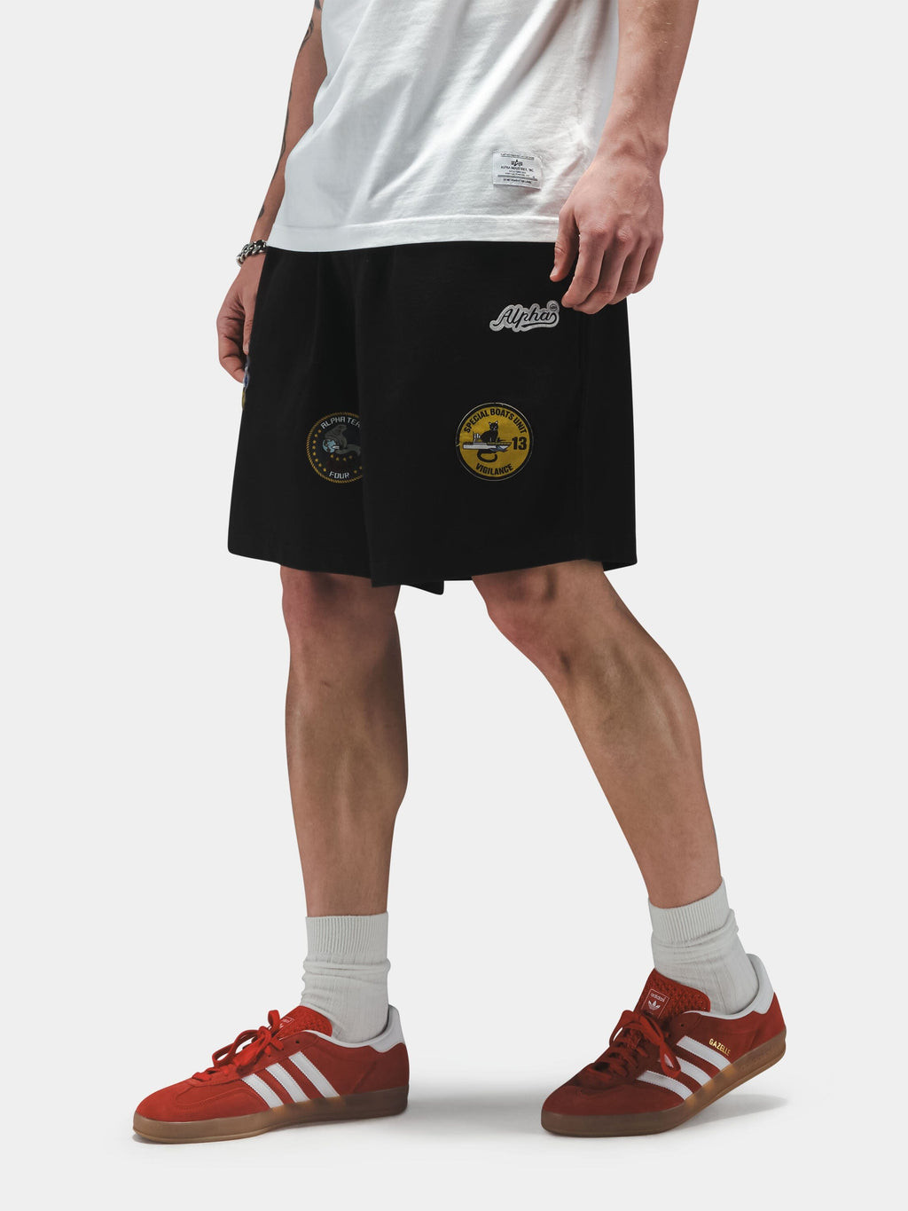 PATCHED JERSEY SHORT BOTTOMS Alpha Industries 