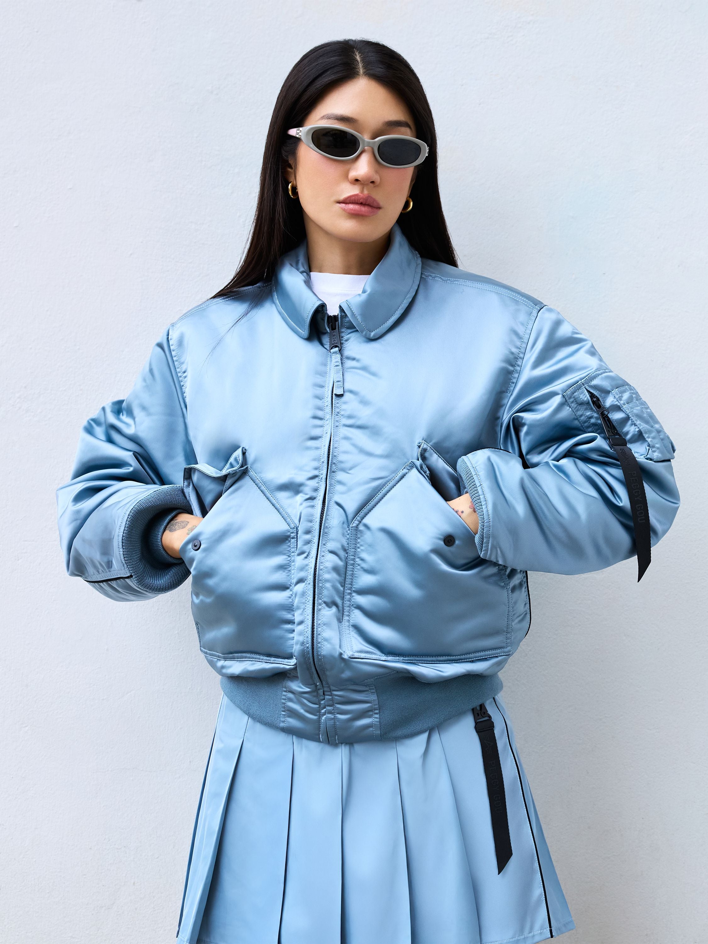 Peggy Gou X Alpha CWU 45/P Bomber Jacket Women's | Alpha Industries