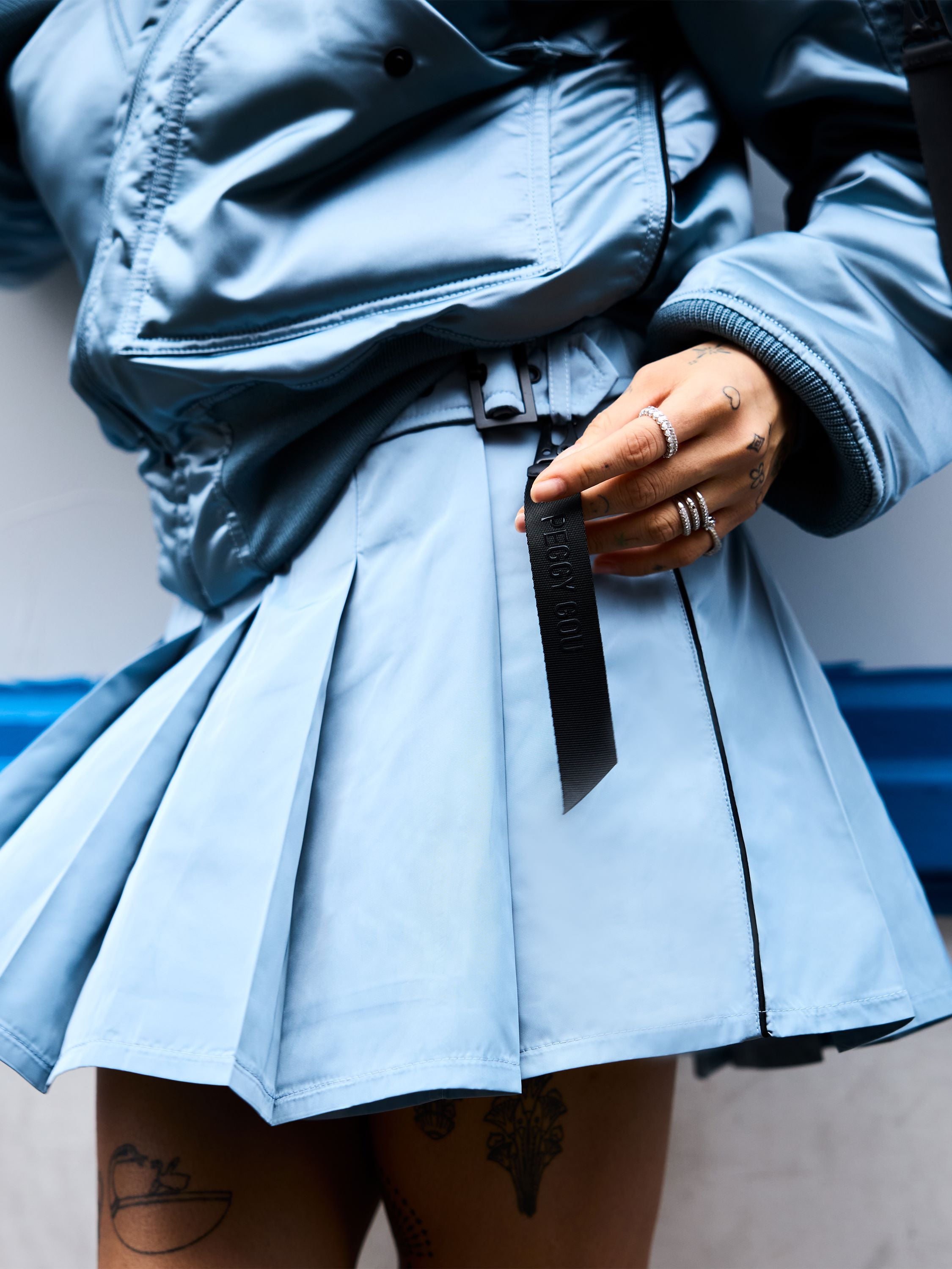 PEGGY GOU X ALPHA MINI WRAP SKIRT COLLAB Alpha Industries 