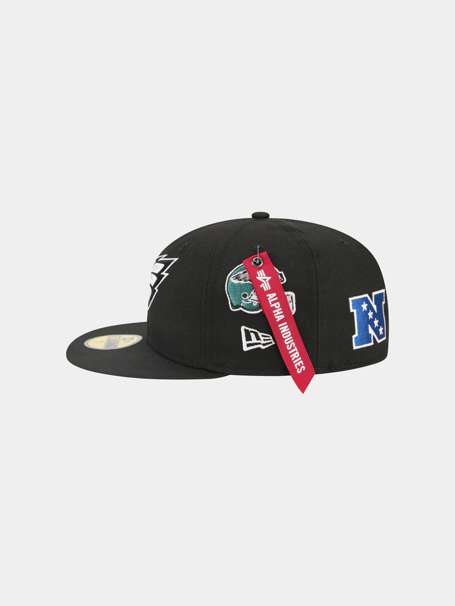 PHILADELPHIA EAGLES X ALPHA X NEW ERA 59FIFTY FITTED CAP ACCESSORY Alpha Industries 