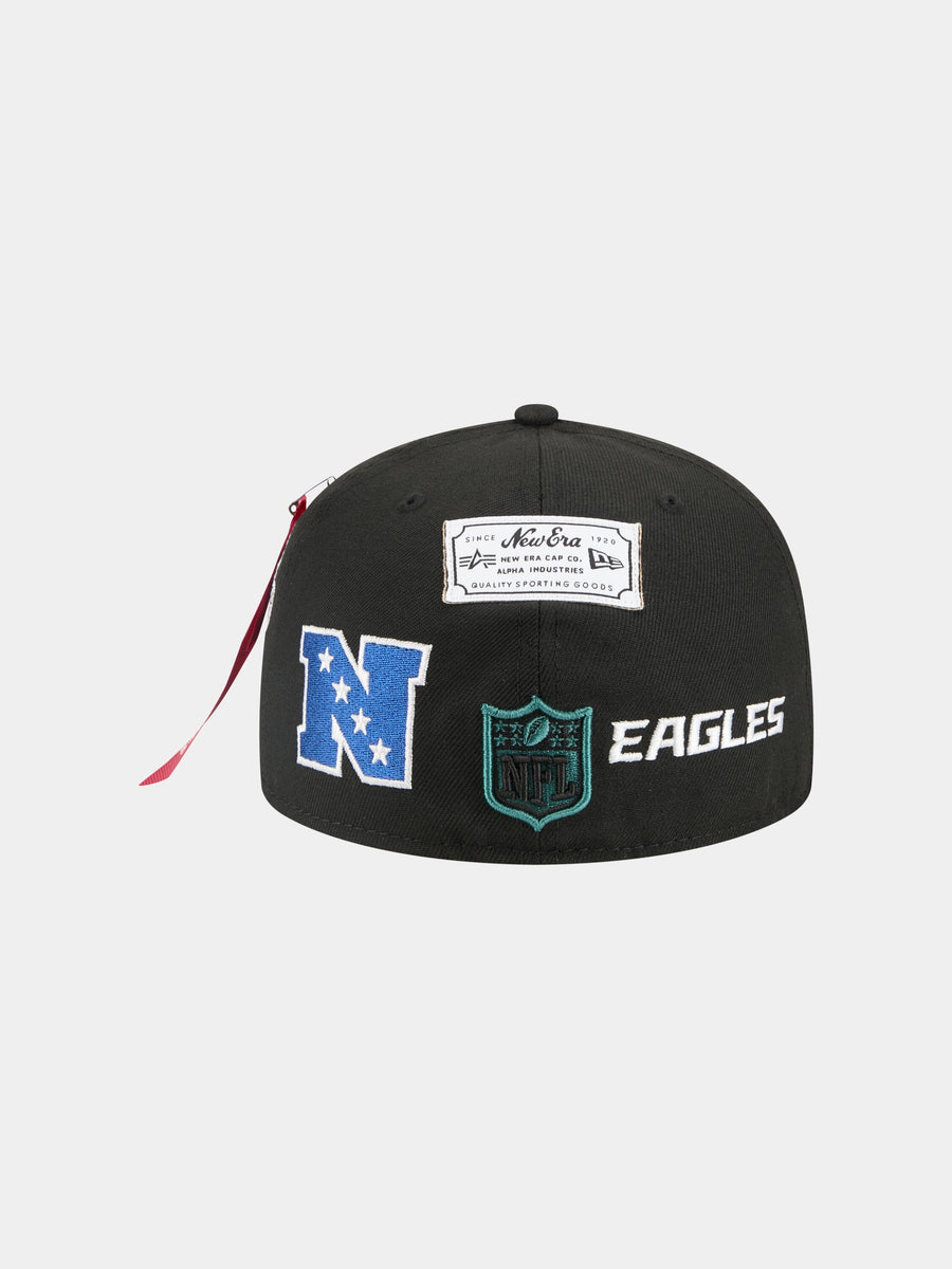 PHILADELPHIA EAGLES X ALPHA X NEW ERA 59FIFTY FITTED CAP ACCESSORY Alpha Industries 