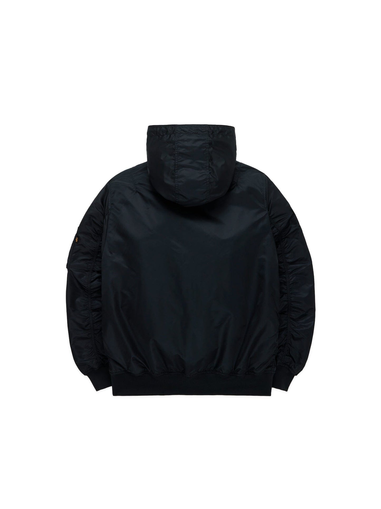 Philadelphia Eagles L-2B Bomber Jacket Alpha Industries Black high collar ribbed cuffs hem water resistant finish.