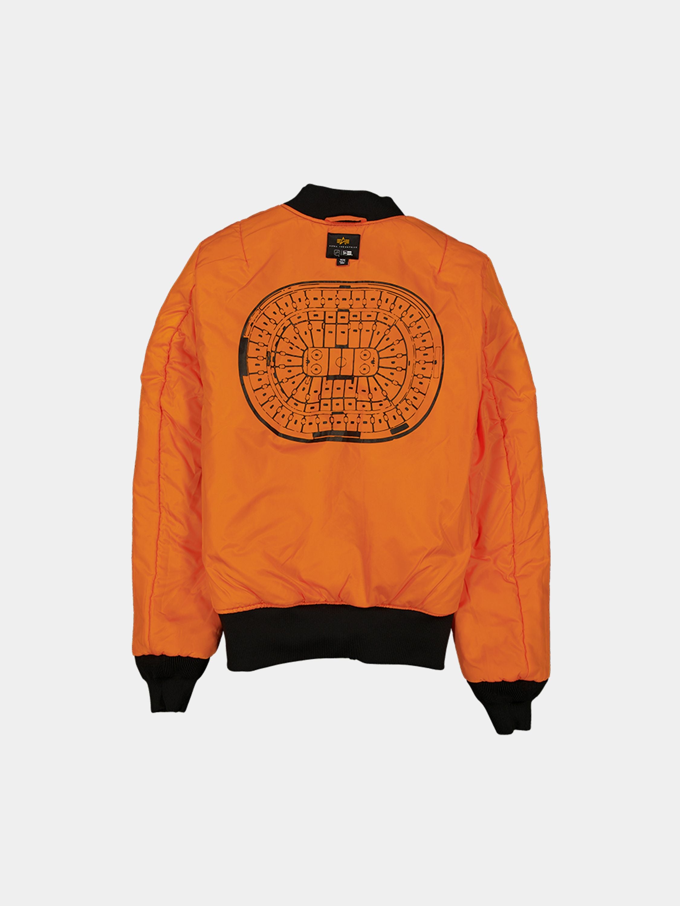 Philadelphia Flyers X Alpha X New Era MA-1 Bomber Jacket (Black