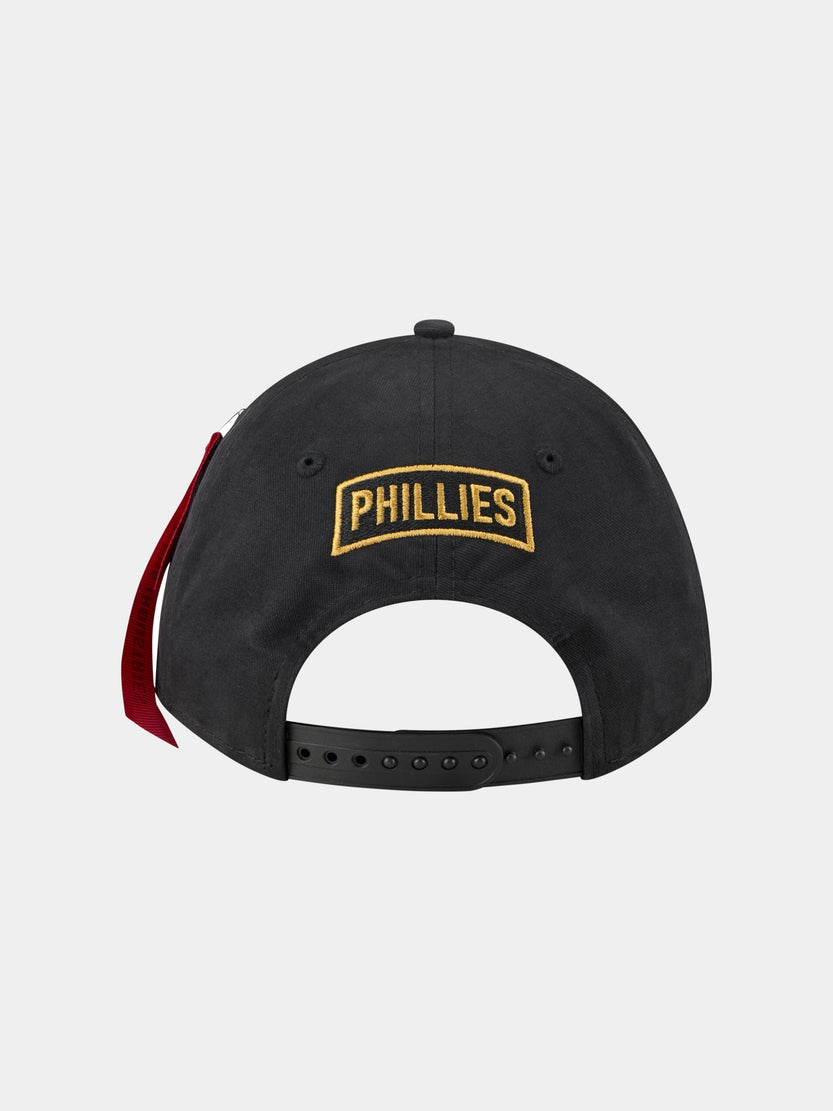 PHILADELPHIA PHILLIES X ALPHA X NEW ERA 940 MC CAP ACCESSORY Alpha Industries 