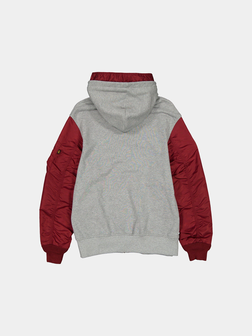 PHILADELPHIA PHILLIES X ALPHA X NEW ERA MA-1 ZIP UP HOODIE OUTERWEAR Alpha Industries 