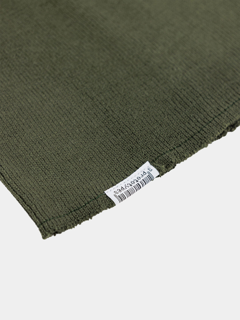 PROTOTYPES X ALPHA RAW BEANIE LABEL COLLAB PROTOTYPES 