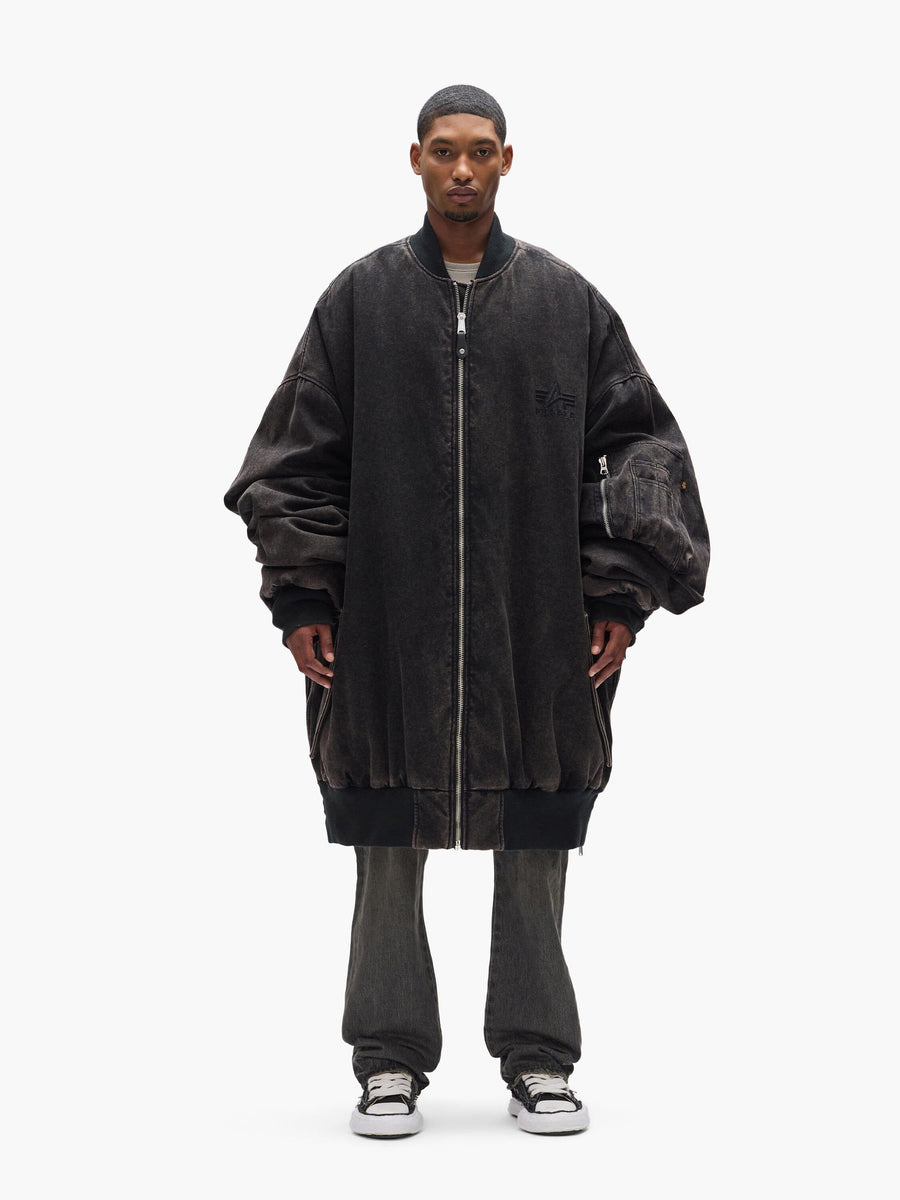 PURPLE X ALPHA GIANT BOMBER COLLAB Alpha Industries 