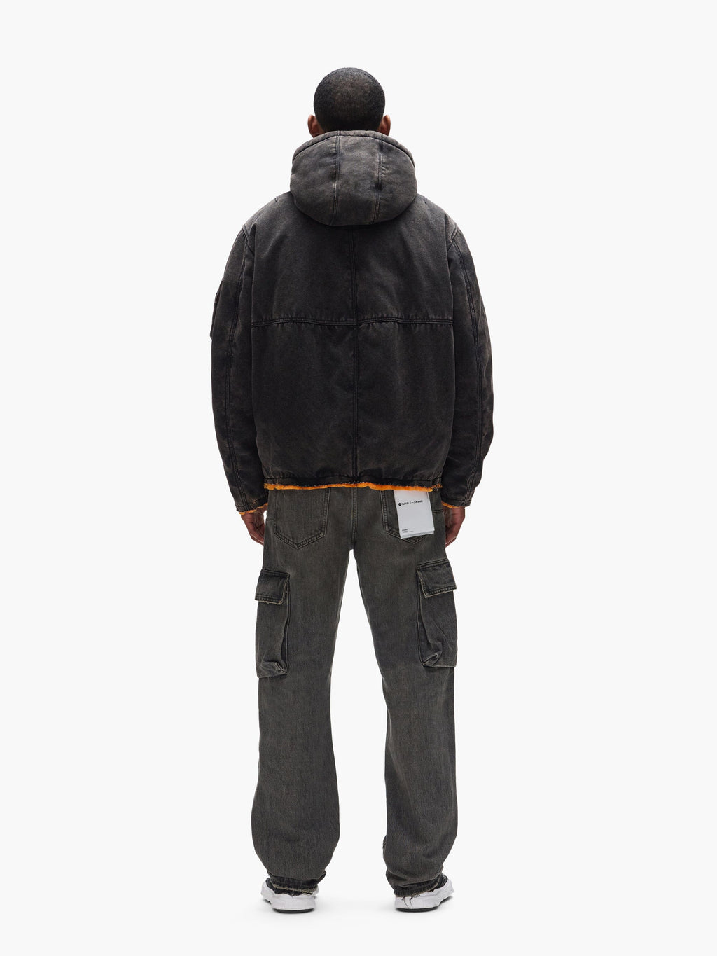 PURPLE X ALPHA HOODED BOMBER COLLAB Alpha Industries 