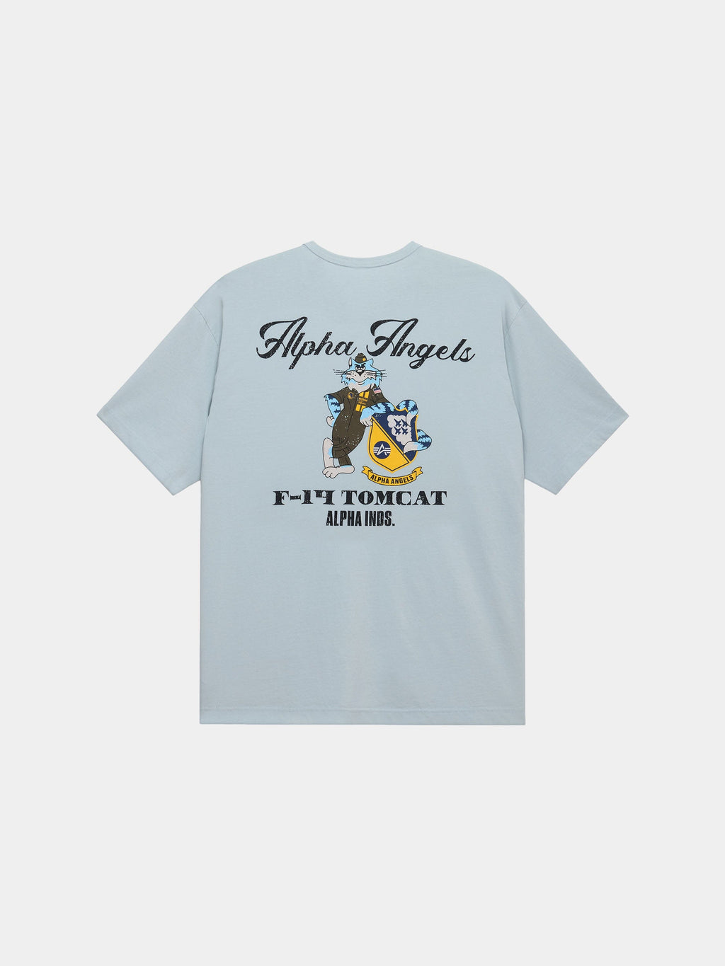 RELAXED ALPHA ANGELS TEE TOPS Alpha Industries MIST XS 