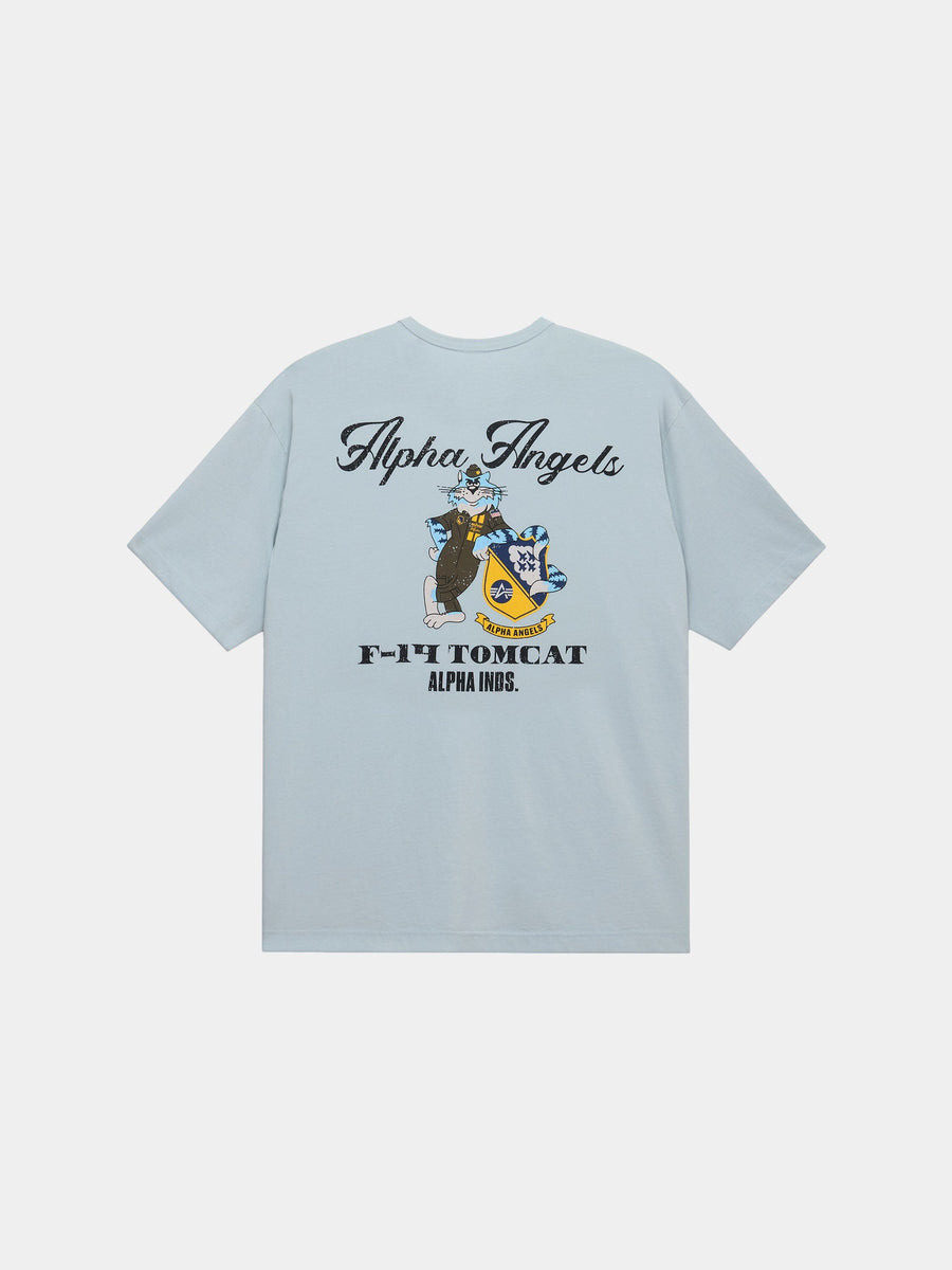 RELAXED ALPHA ANGELS TEE TOPS Alpha Industries MIST XS 