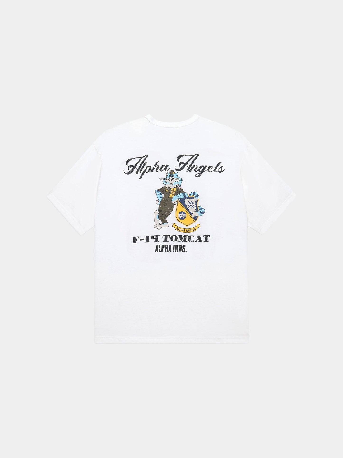 RELAXED ALPHA ANGELS TEE TOPS Alpha Industries WHITE XS 