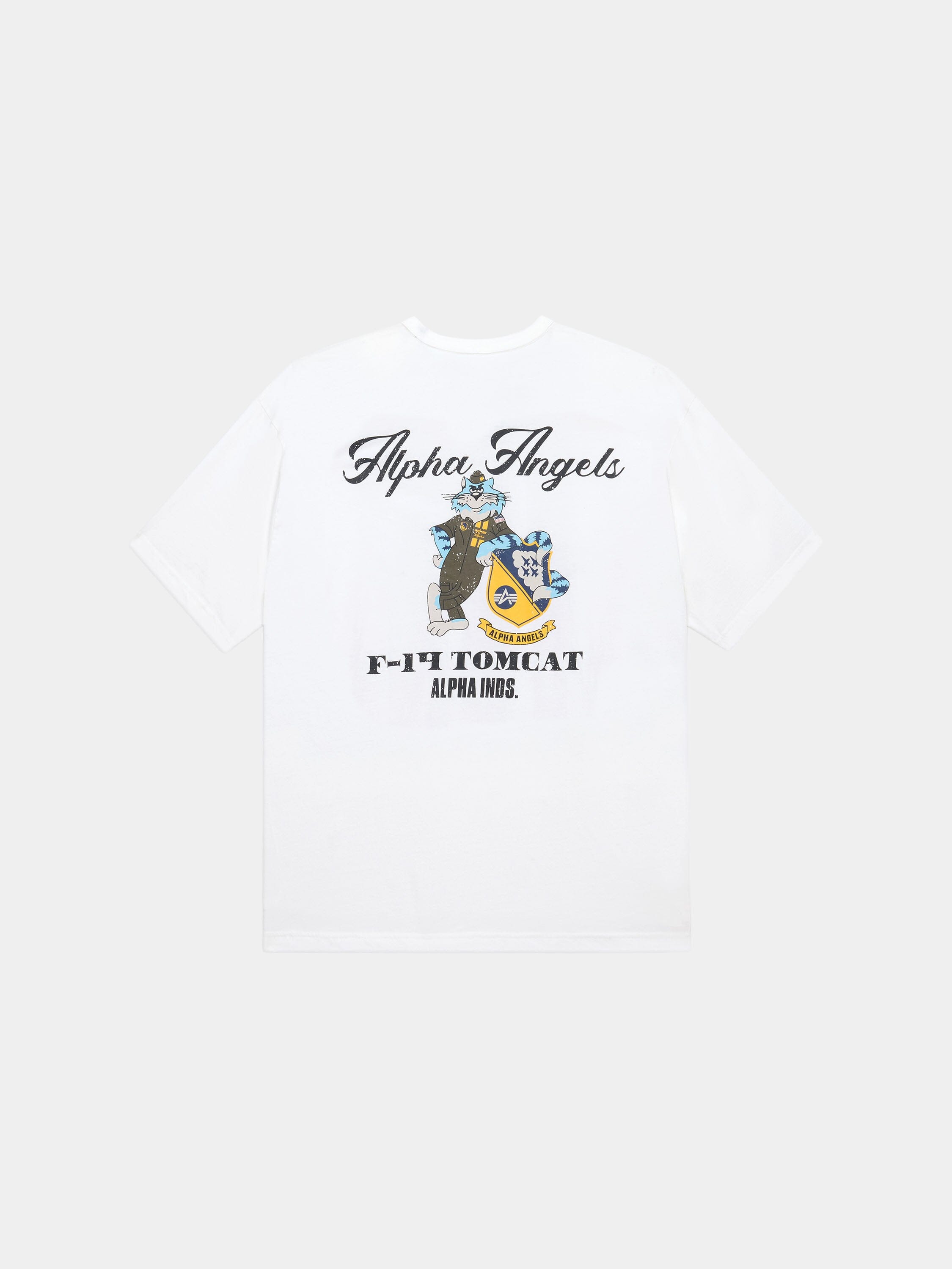 RELAXED ALPHA ANGELS TEE TOPS Alpha Industries WHITE XS 