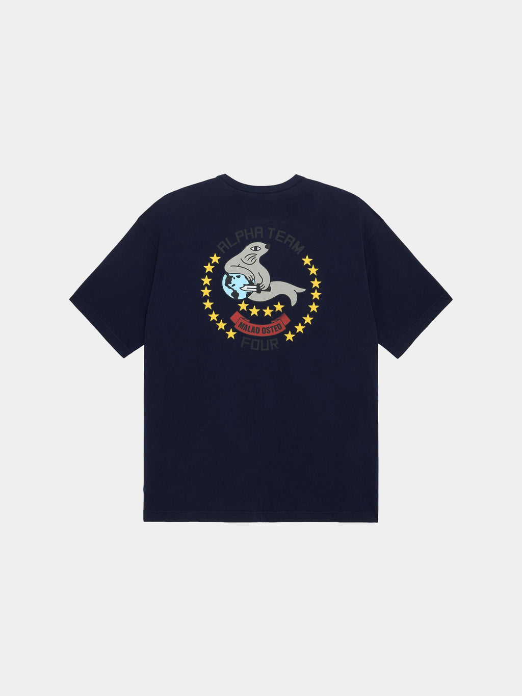 RELAXED ALPHA SEAL TEE TOPS Alpha Industries 