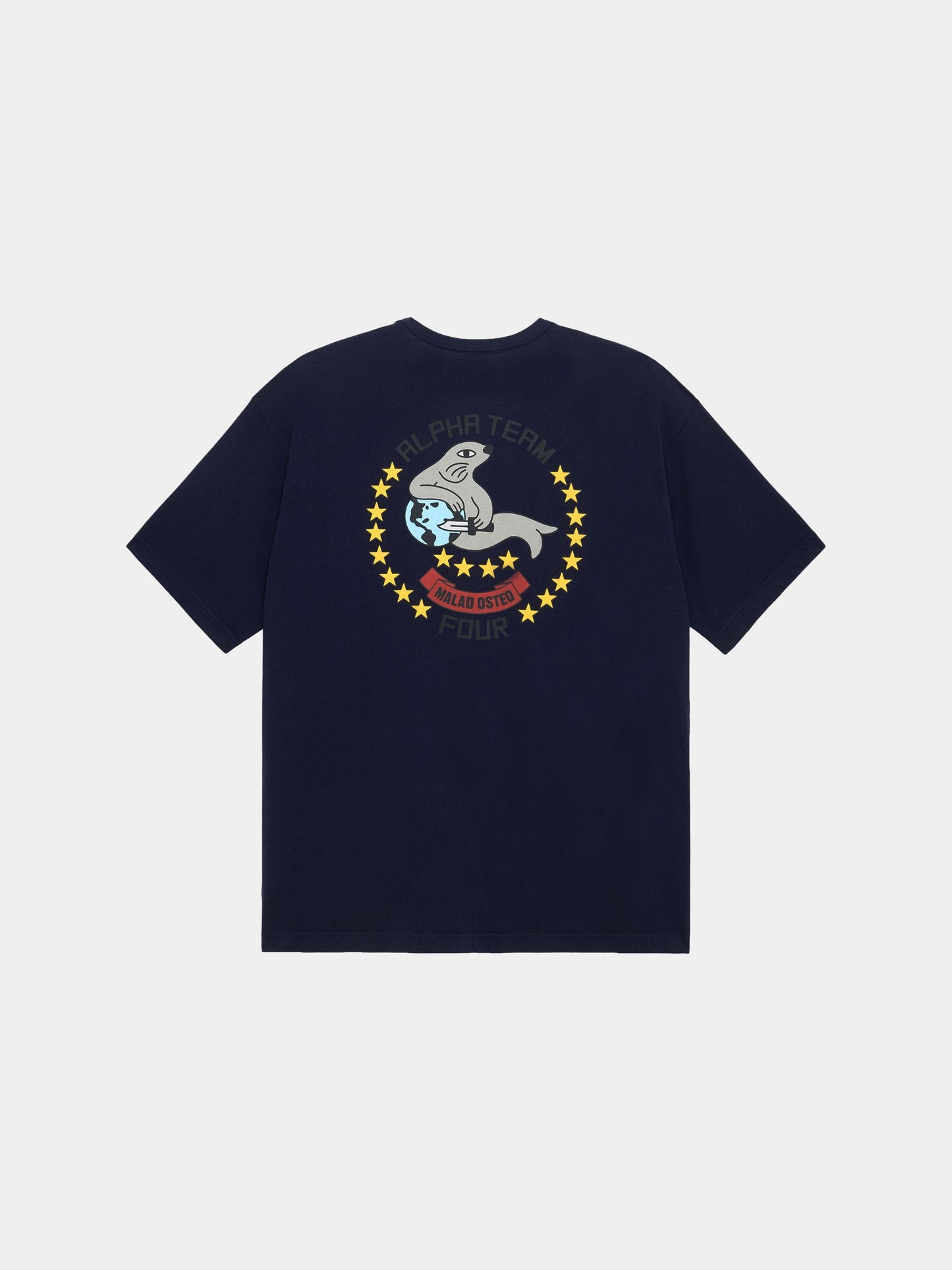 RELAXED ALPHA SEAL TEE TOPS Alpha Industries 