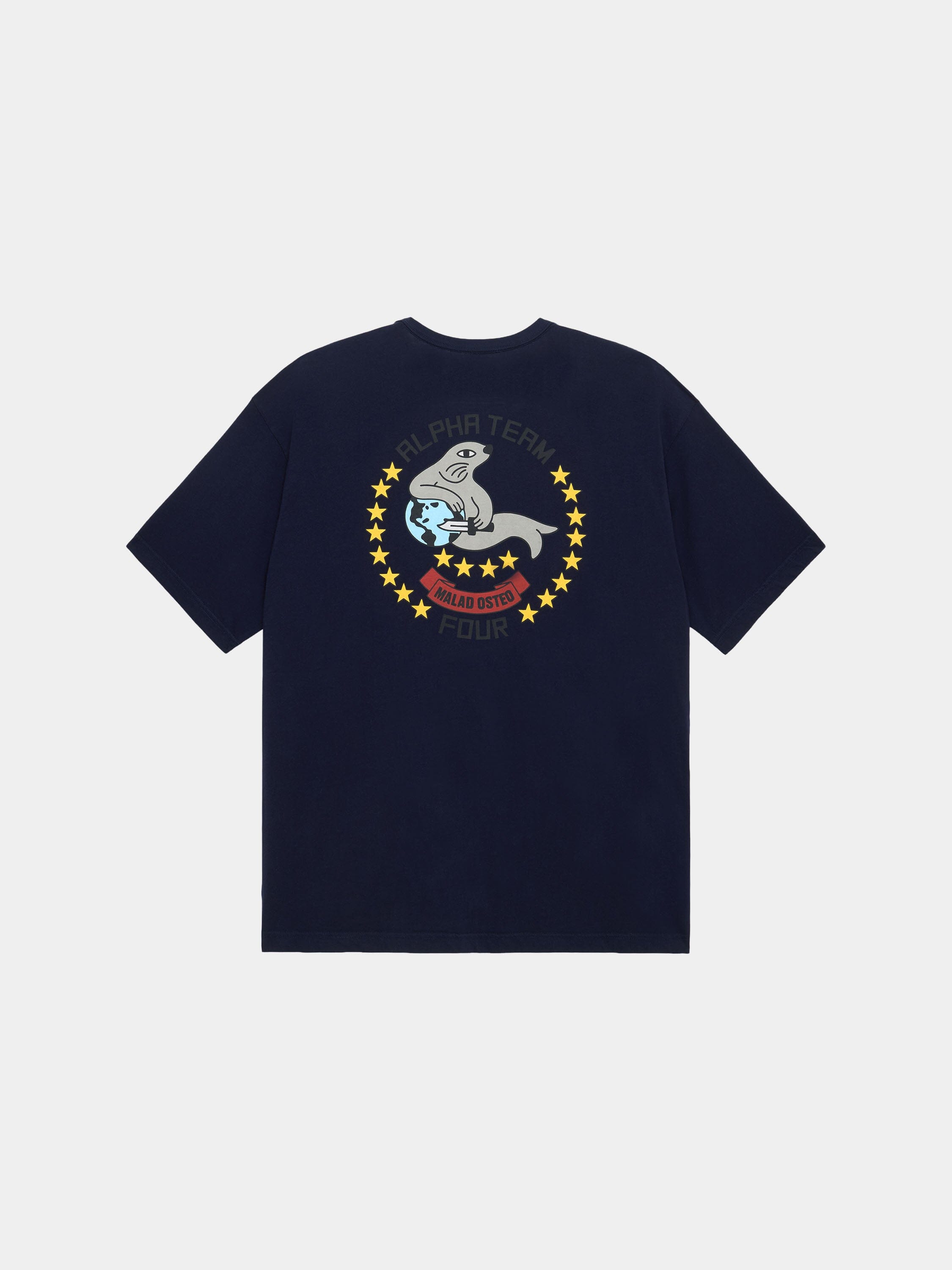 RELAXED ALPHA SEAL TEE TOPS Alpha Industries 