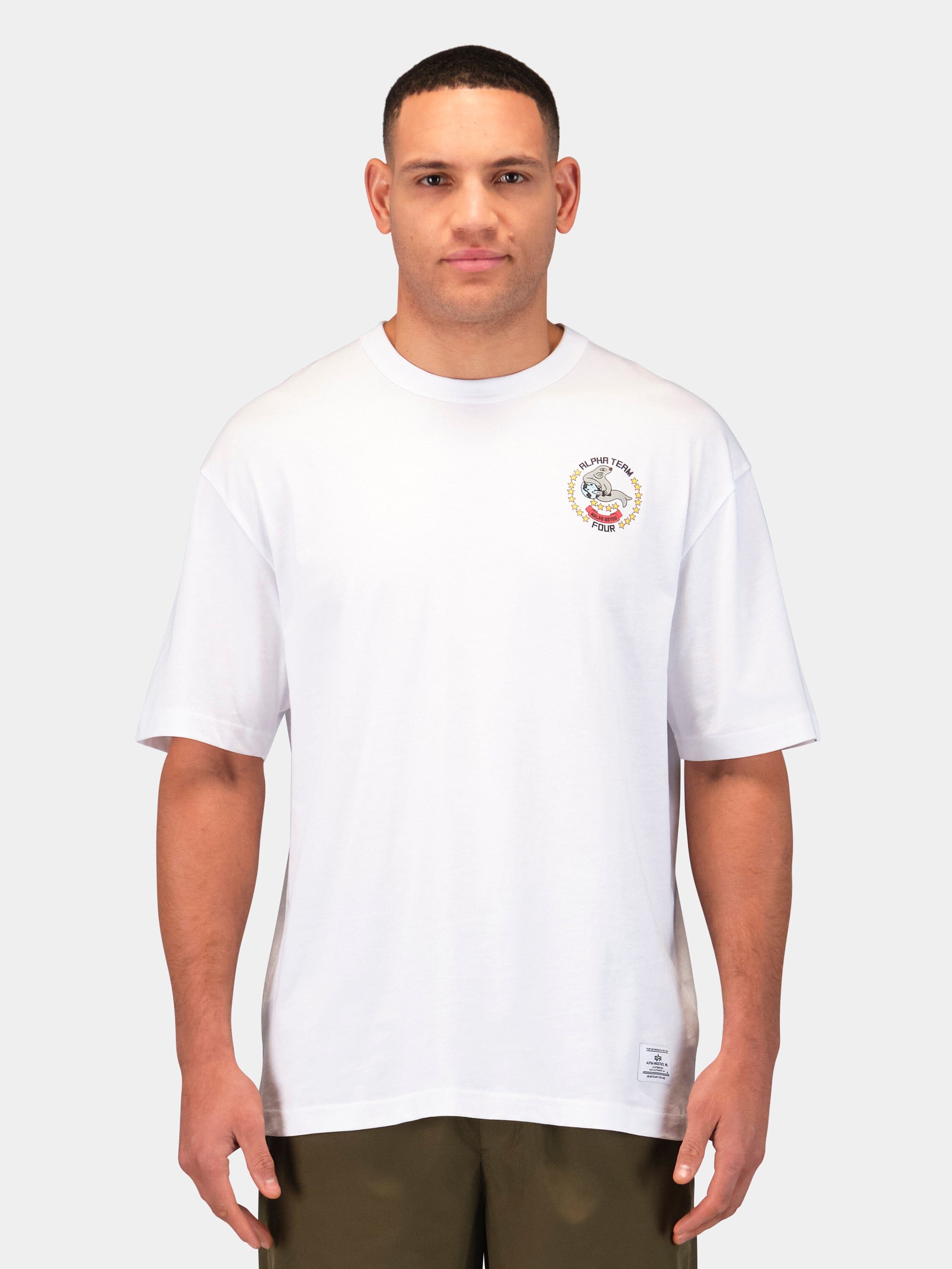 RELAXED ALPHA SEAL TEE TOPS Alpha Industries 