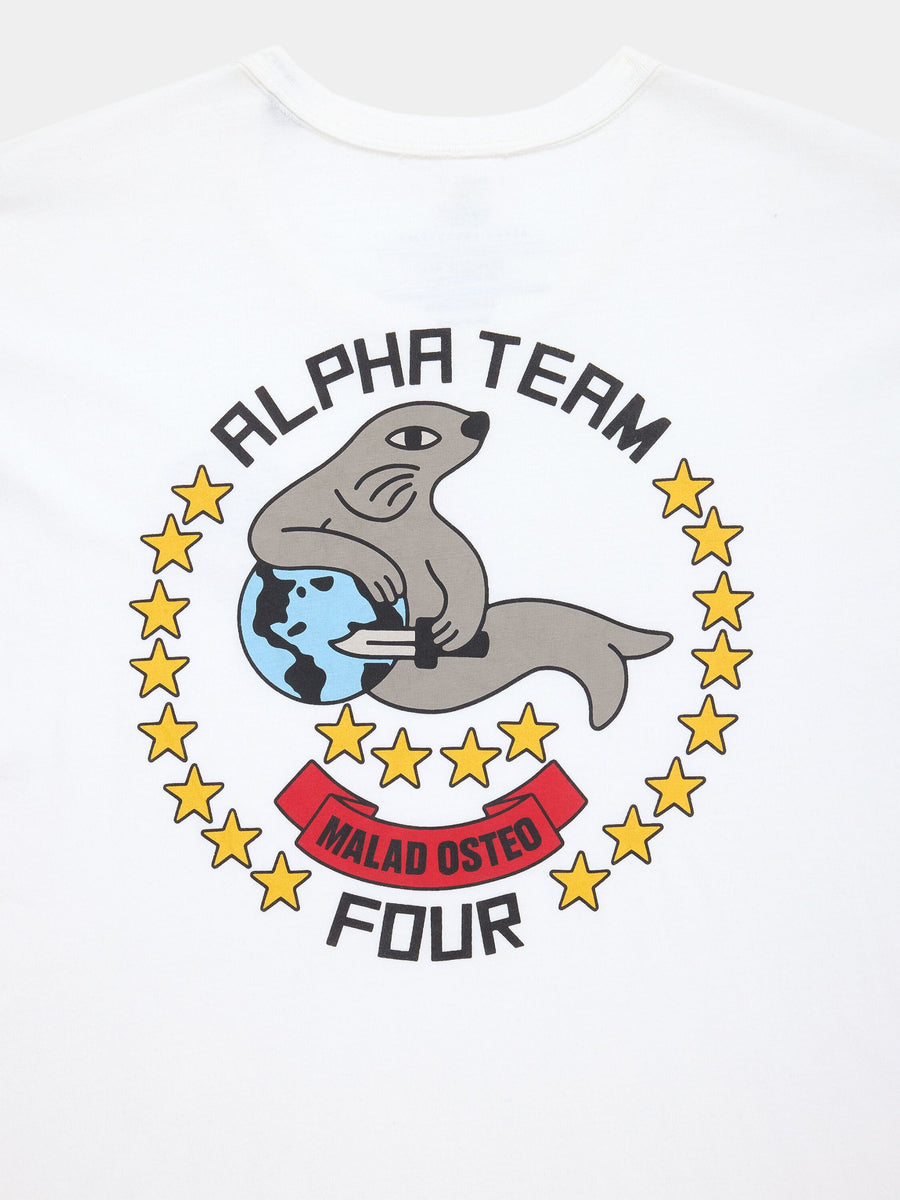 RELAXED ALPHA SEAL TEE TOPS Alpha Industries 
