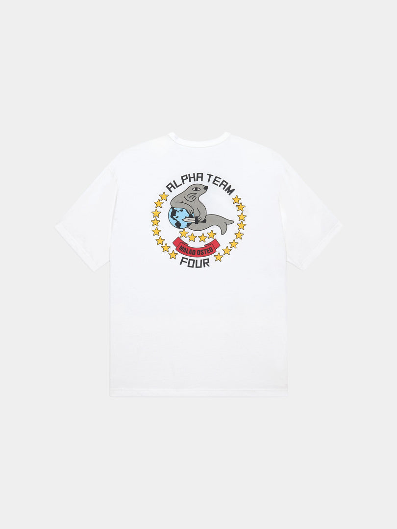 RELAXED ALPHA SEAL TEE TOPS Alpha Industries 
