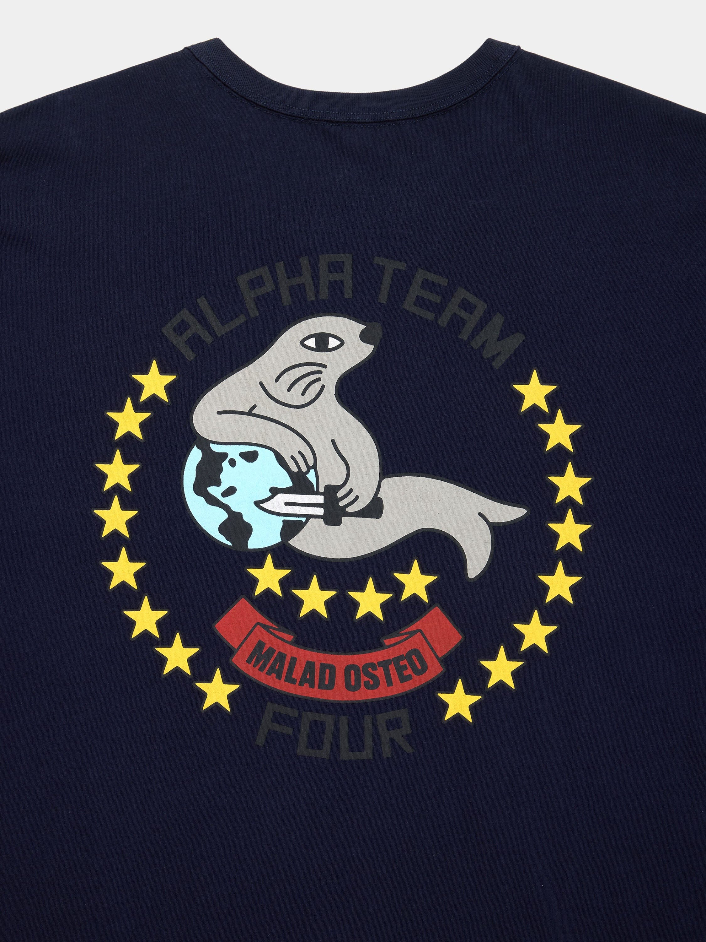 RELAXED ALPHA SEAL TEE TOPS Alpha Industries 